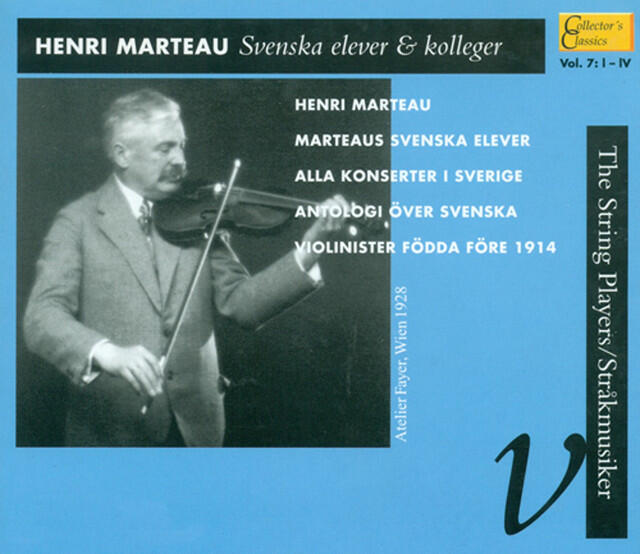 Релиз Henri Marteau - Svenska kollegor & elever