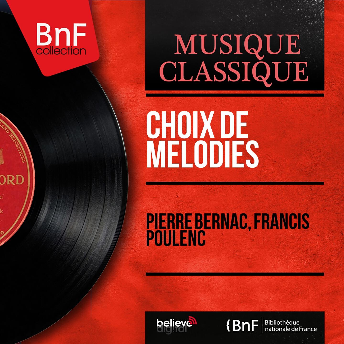 Релиз Choix de mélodies (Mono Version)