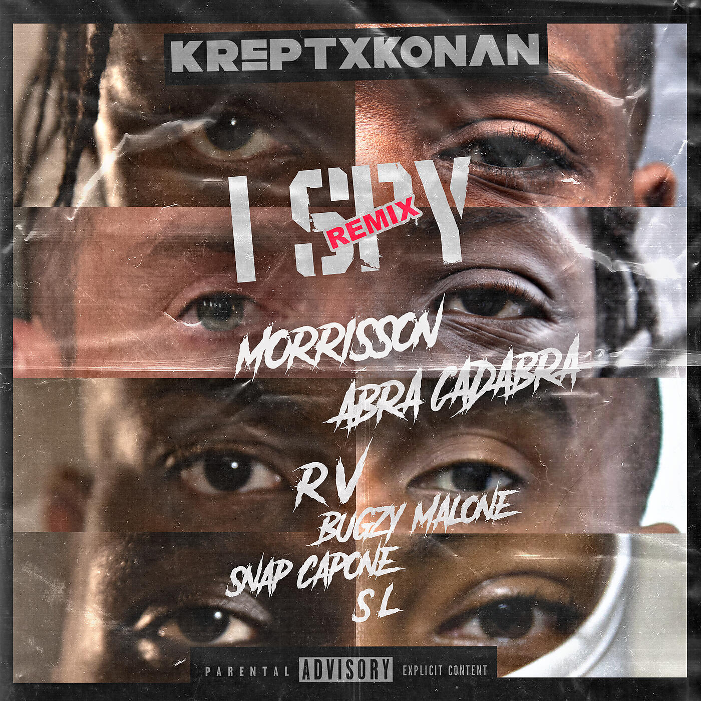 Скачать песню Krept and Konan, Bugzy Malone, Sl, Morrisson, Abra Cadabra, RV, Snap Capone - I Spy (Remix) бесплатно в MP3 для Android и iOS