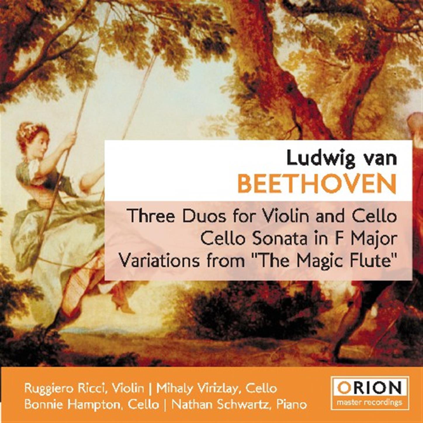 Релиз Luwig Van Beethoven - Three Duos For Violin And Cello - Cello Sonata In F Major - Variations From "The Magic Flute"