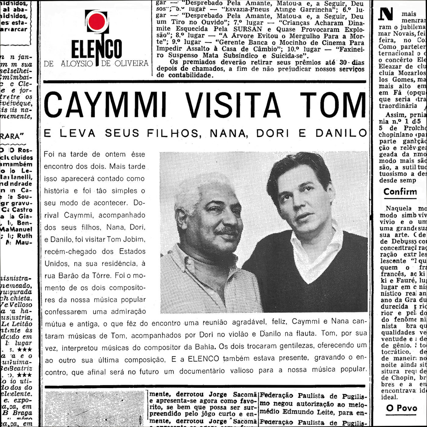 Релиз Caymmi Visita Tom