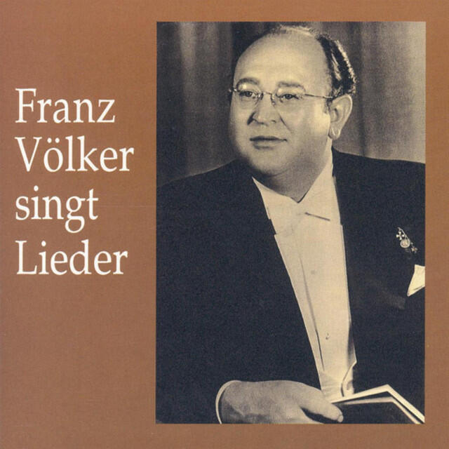 Релиз Franz Völker singt Lieder