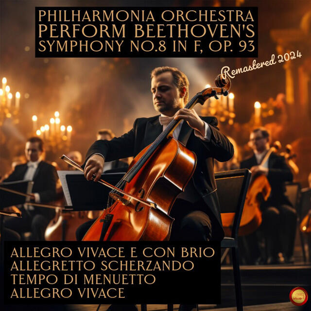 Релиз Philharmonia Orchestra Perform Beethoven's Symphony, No. 8 in F, Op. 93 (Remastered 2024)