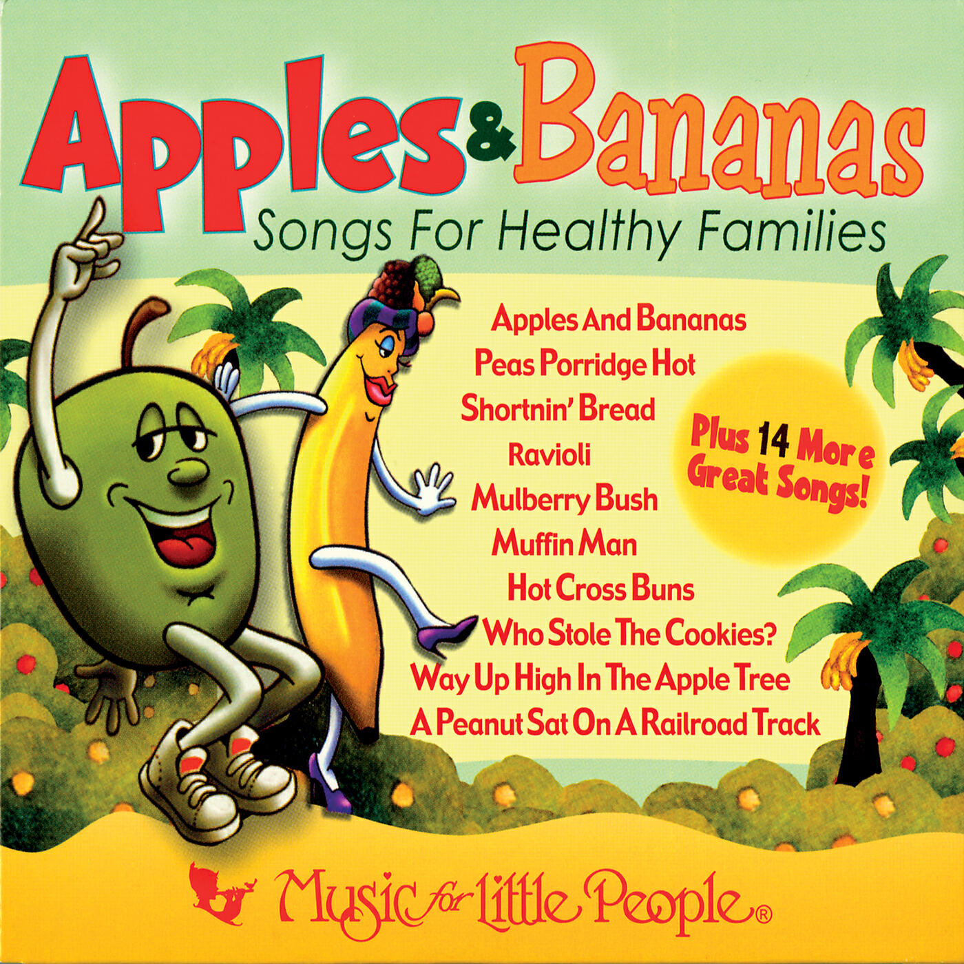 Постер альбома Apples & Bananas: Songs For Healthy Families