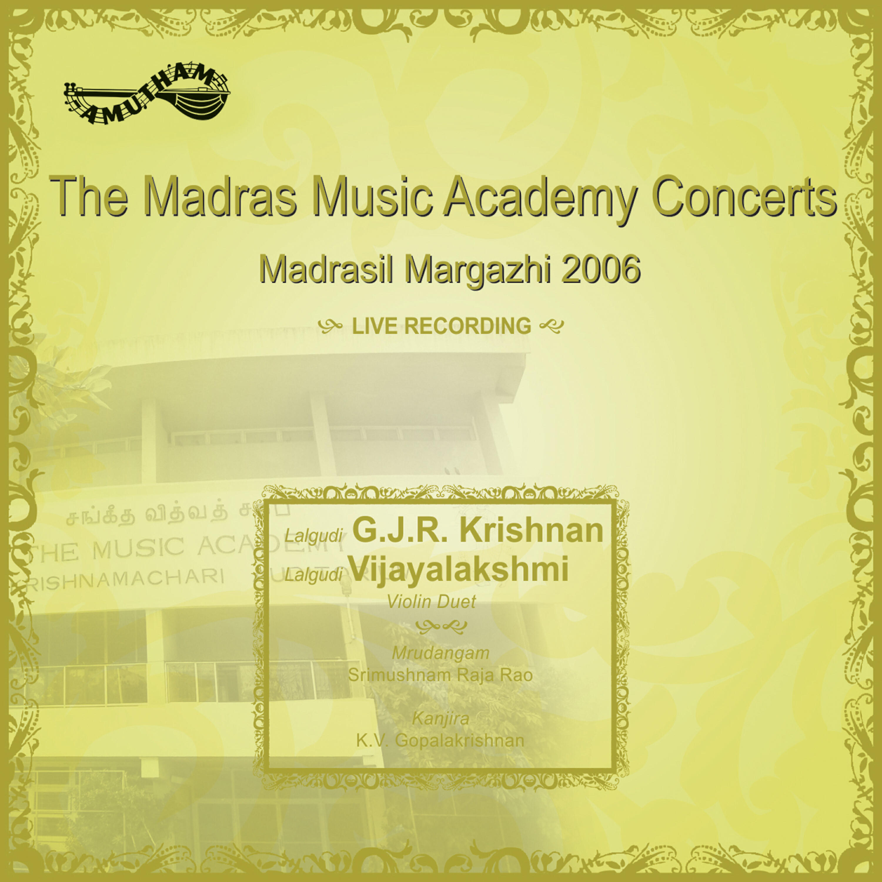 Релиз Madrasil Margazhi - 2006  (Live)