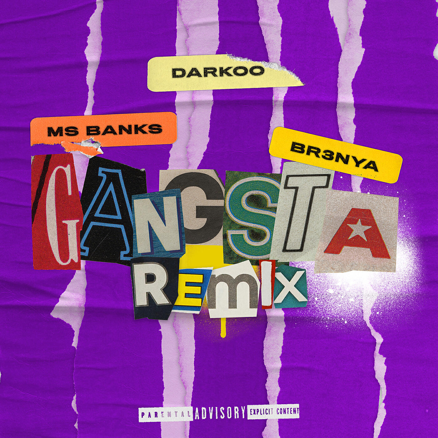 Скачать песню DARKoO, Ms Banks, Br3nya - Gangsta (Remix) бесплатно в MP3 для Android и iOS