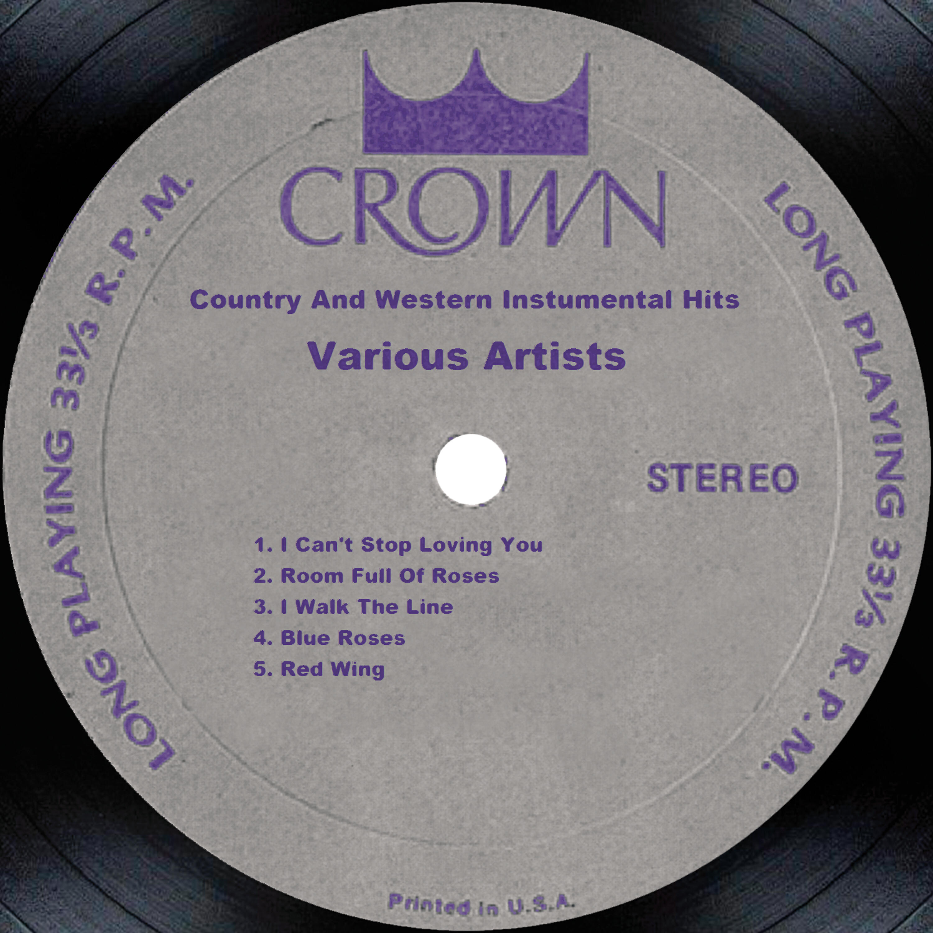 Релиз Country And Western Instumental Hits
