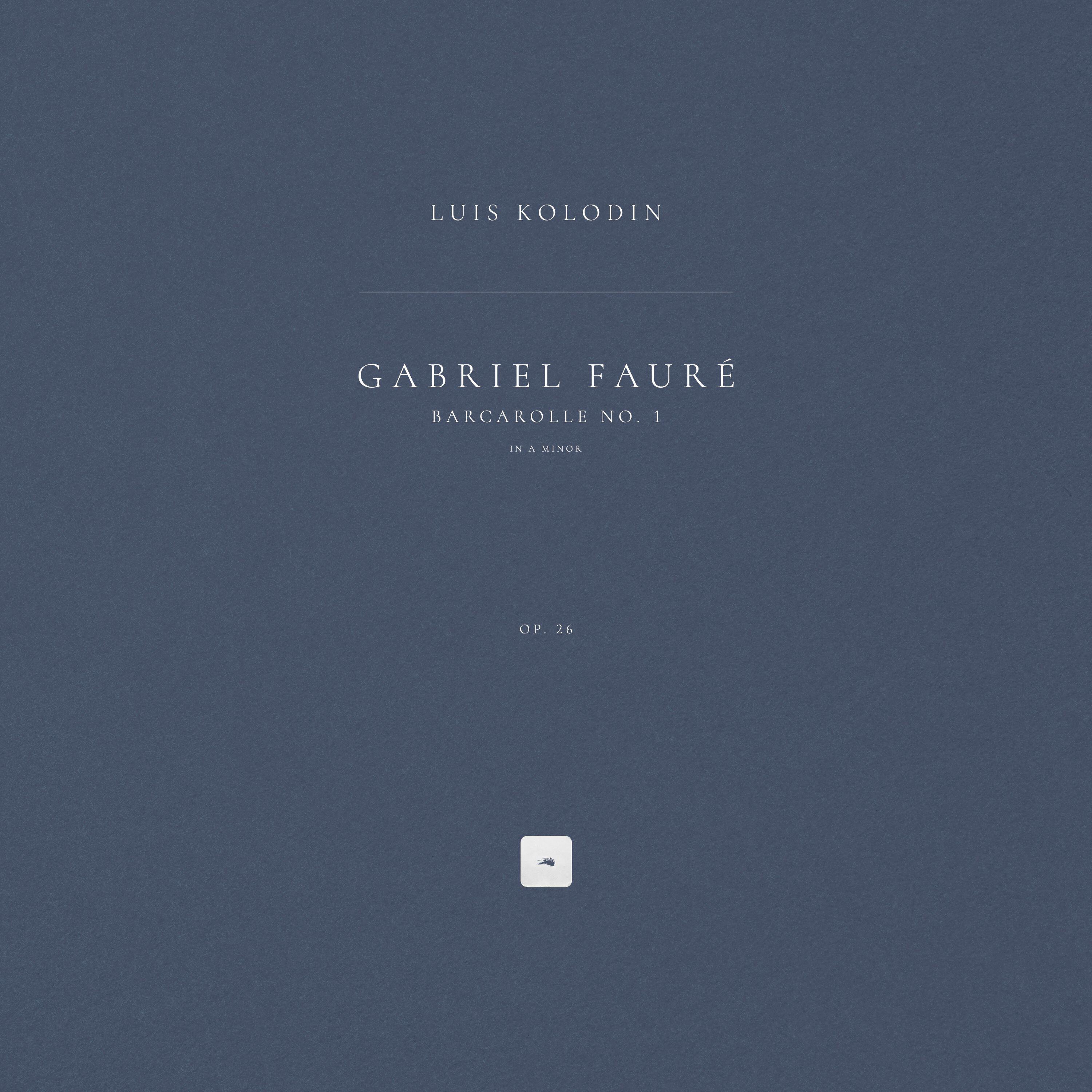 Релиз Barcarolle No. 1 in A Minor, Op. 26