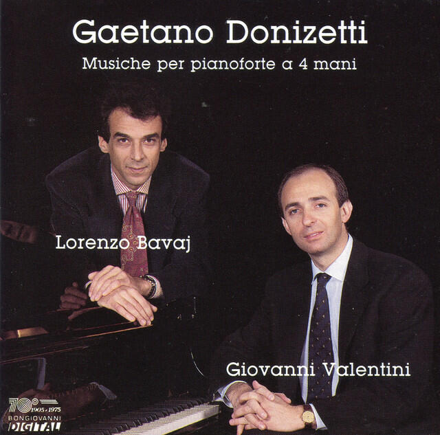 Релиз G. Donizetti: Musiche per pianoforte à 4 mani