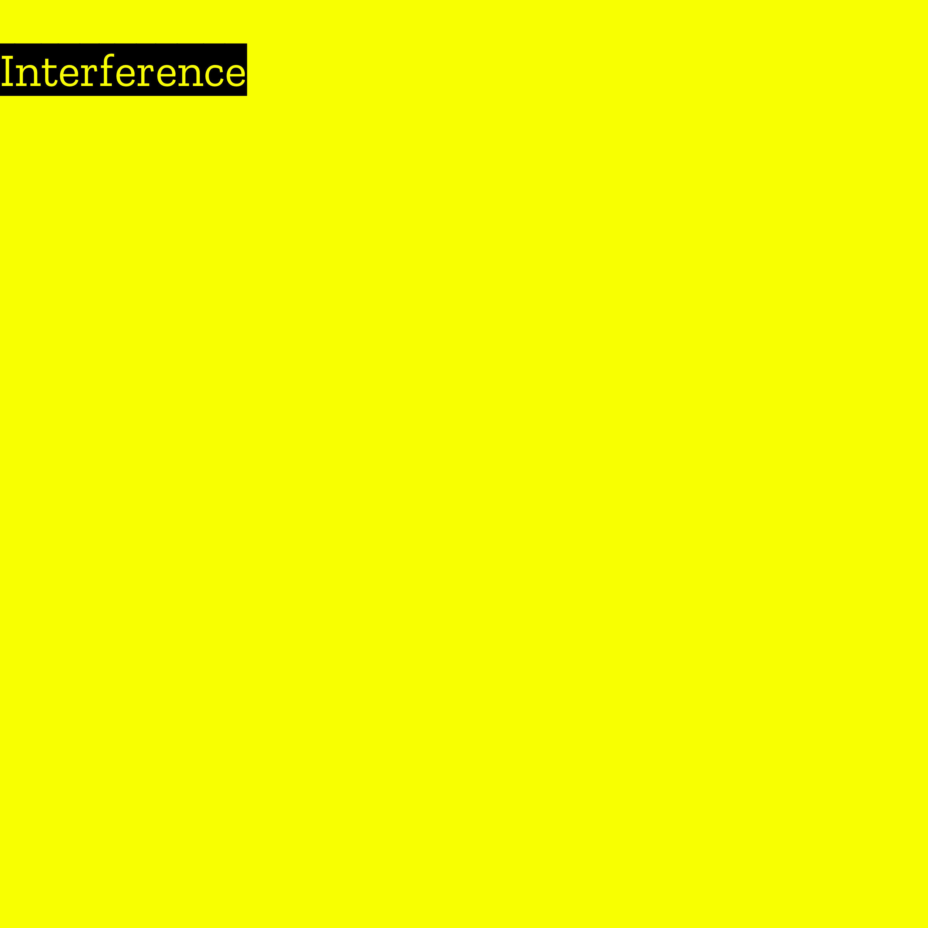 Релиз Interference