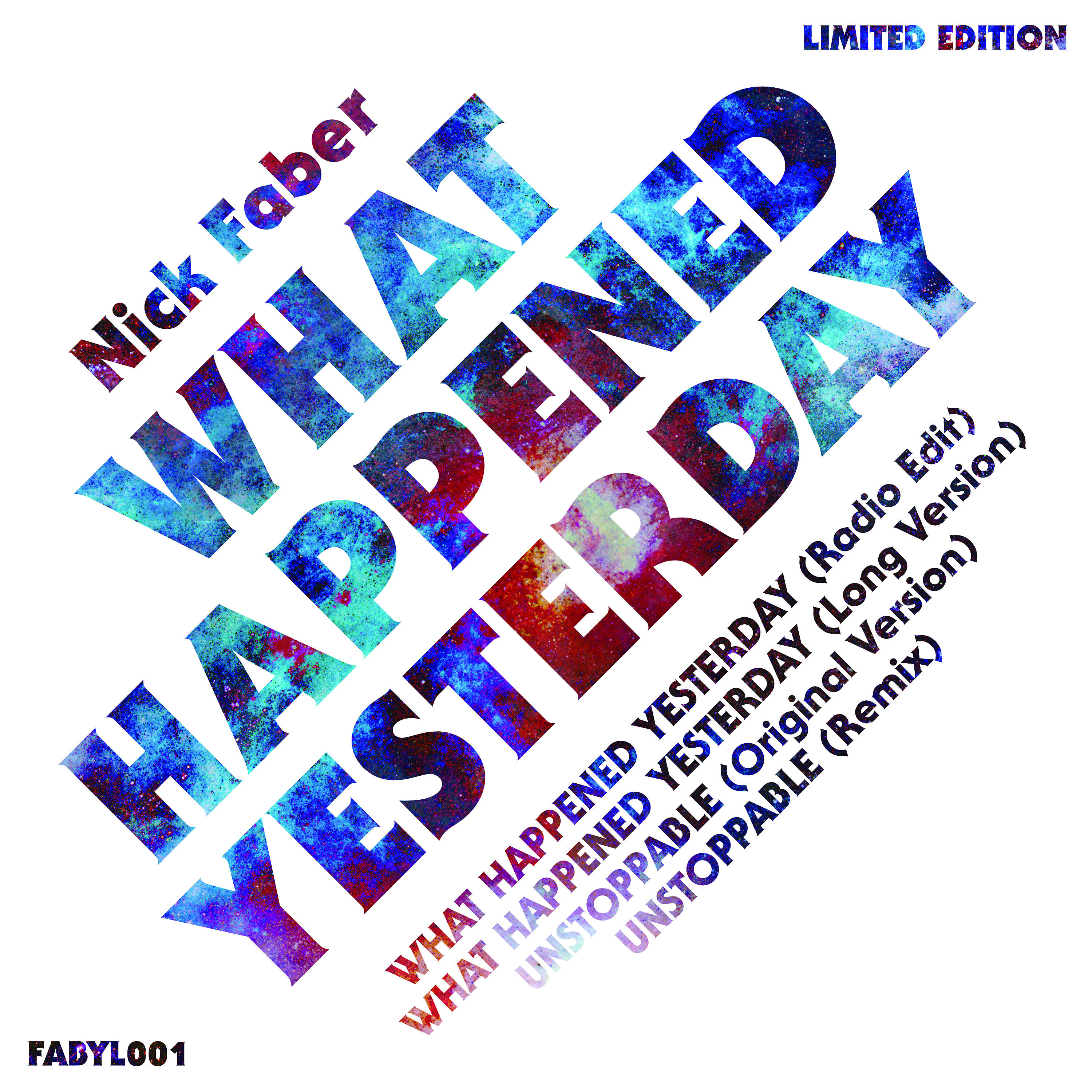 Релиз What Happened Yesterday