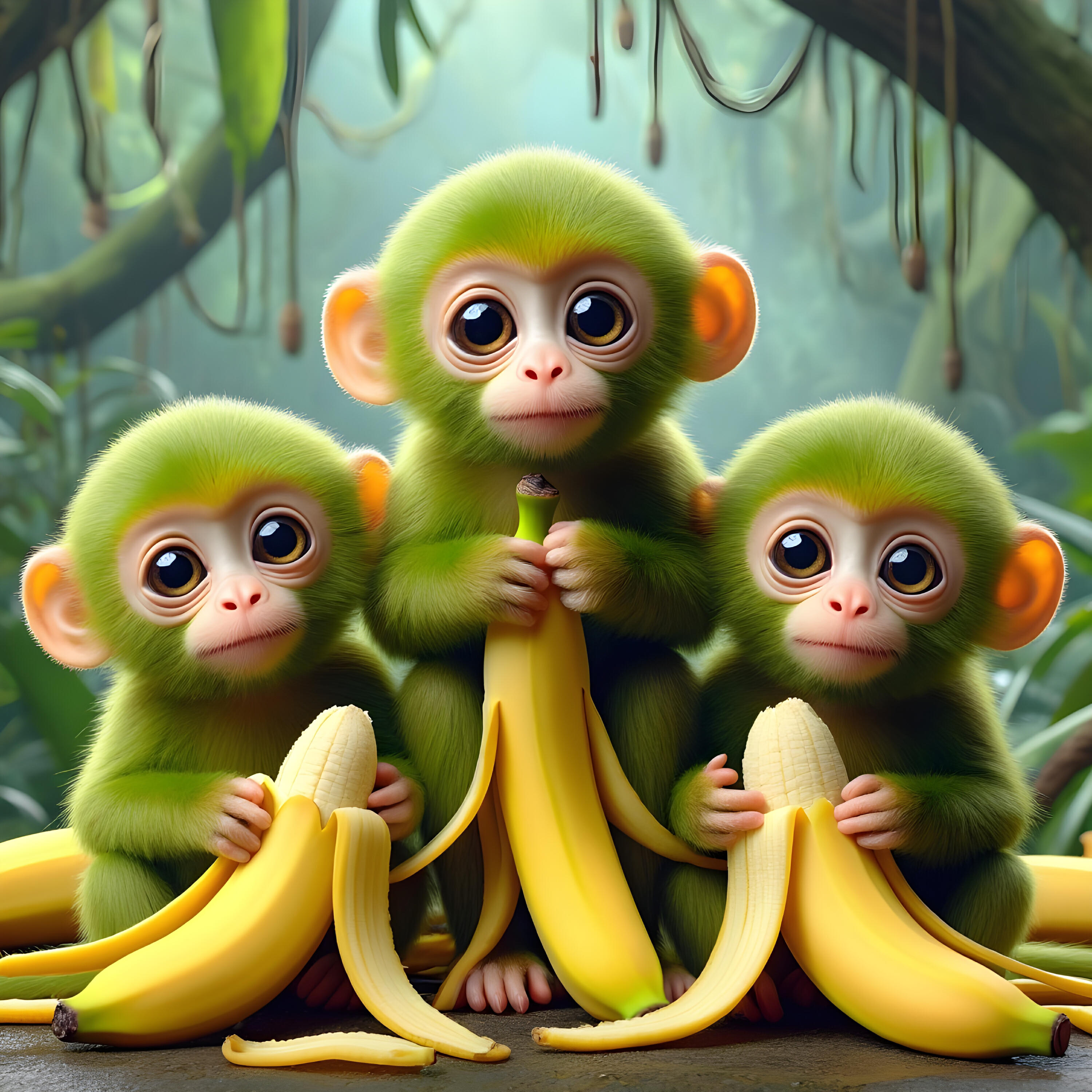 Постер альбома los chimpanzinitos dicen bananini