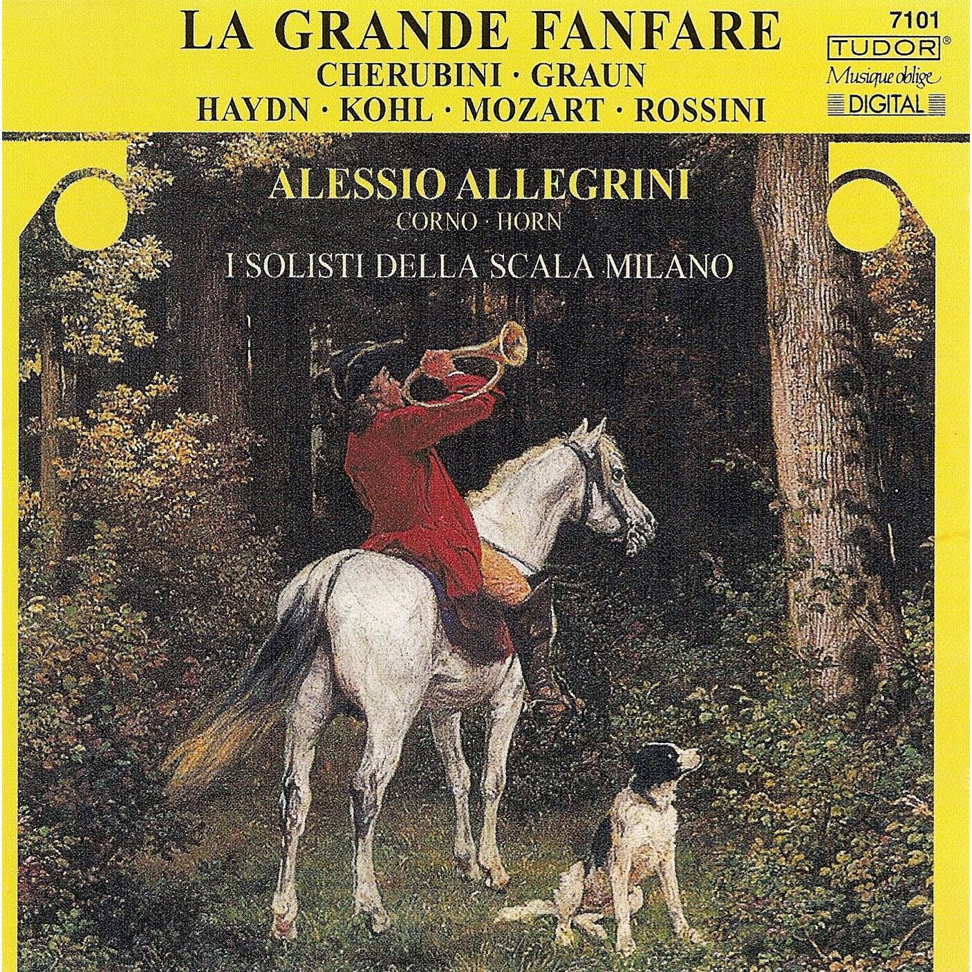 Релиз Horn Recital: Allegrini, Alessio - Cherubini, L. / Graun, J.G. / Kohl, W.L. / Haydn, J. / Mozart, W.A. / Rossini, G.