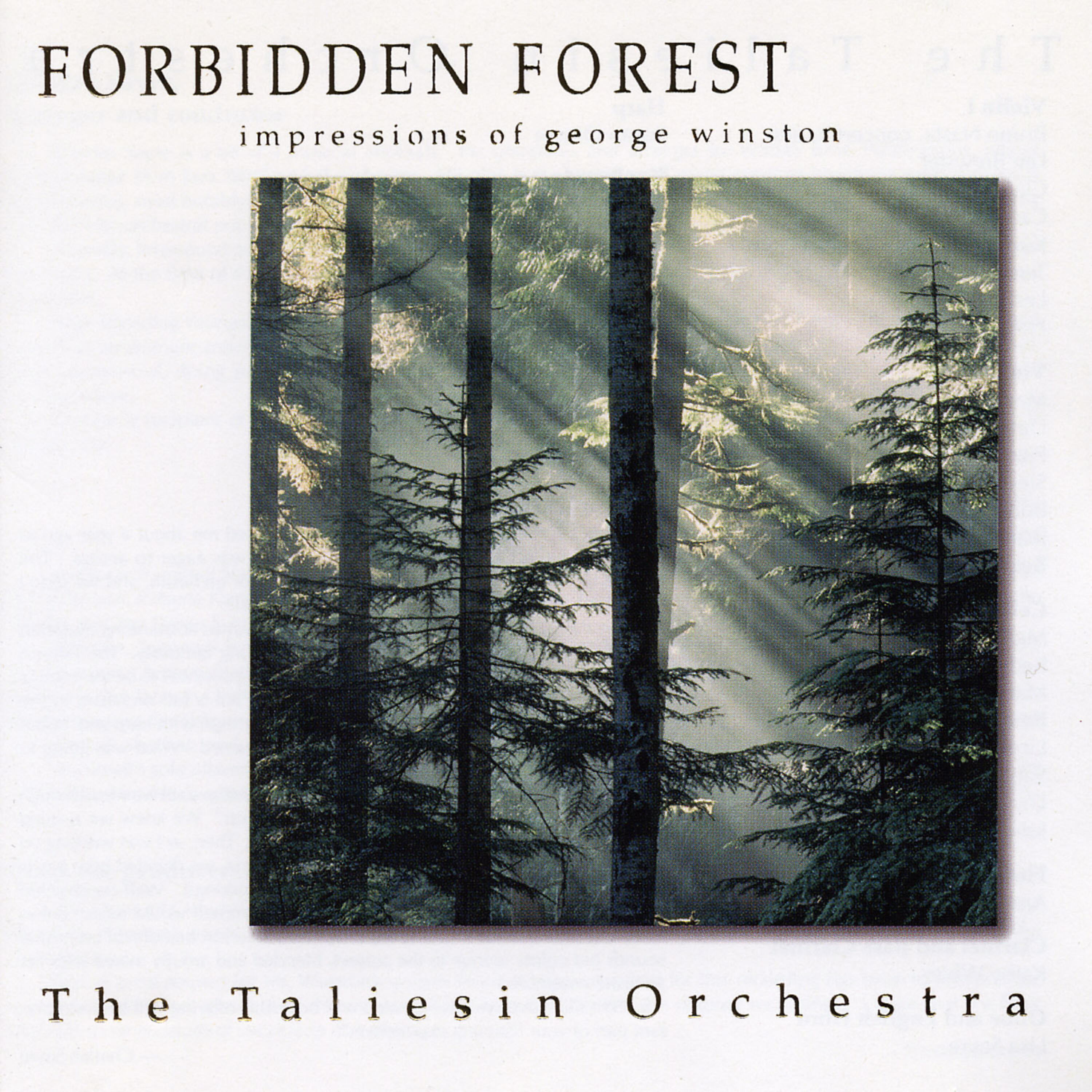 Релиз Forbidden Forest - The Music of George Winston