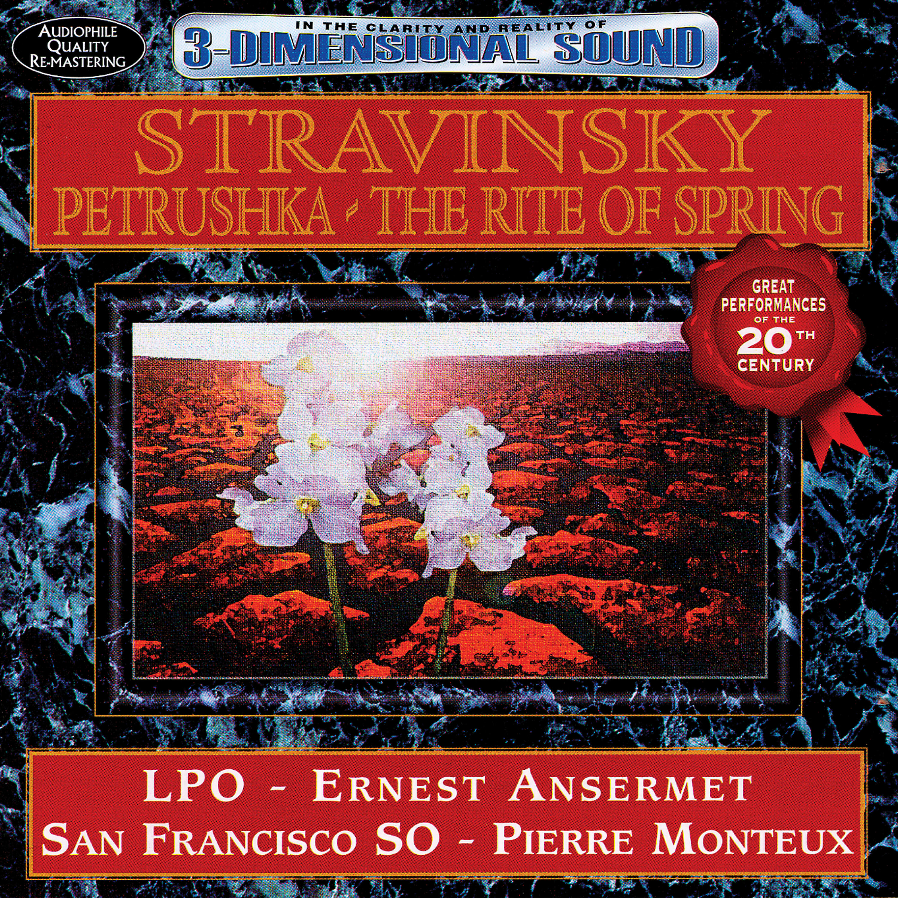 Постер альбома Stravinsky - Petrushka: Rite of Spring; Ansermet - Monteux