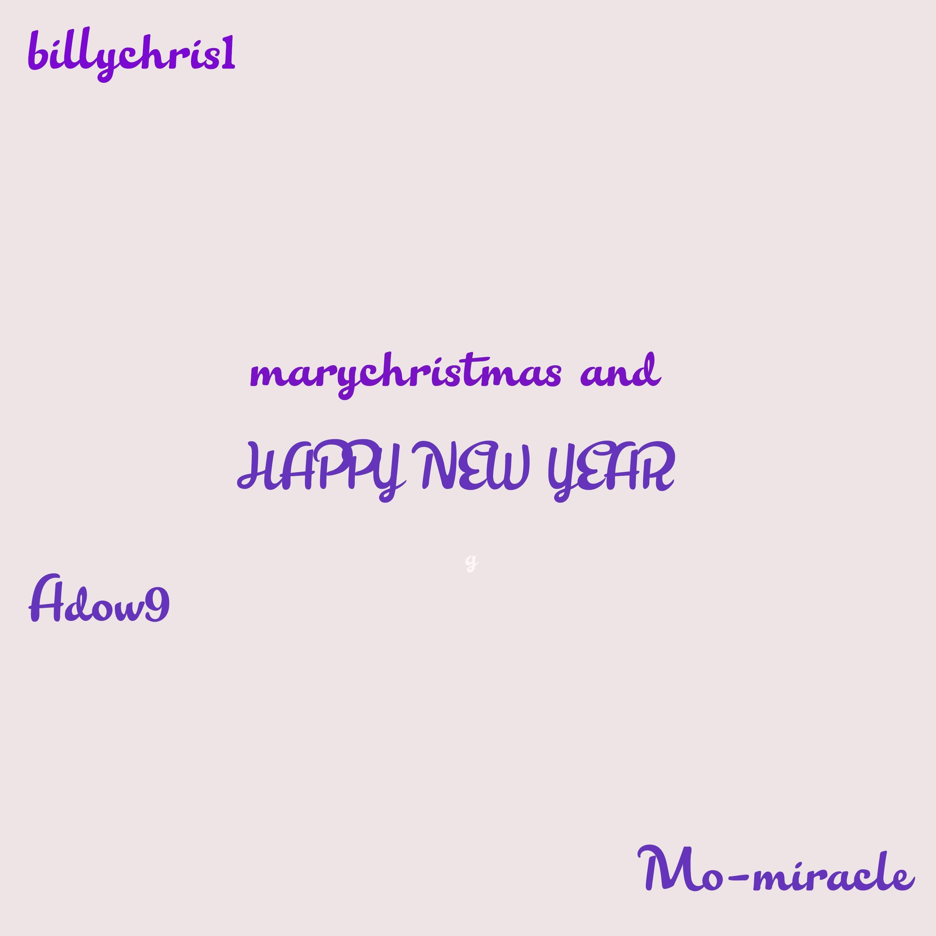 Релиз Marychristmas and HAPPY NEW YEAR (feat. Adow9 & Mo-miracle)