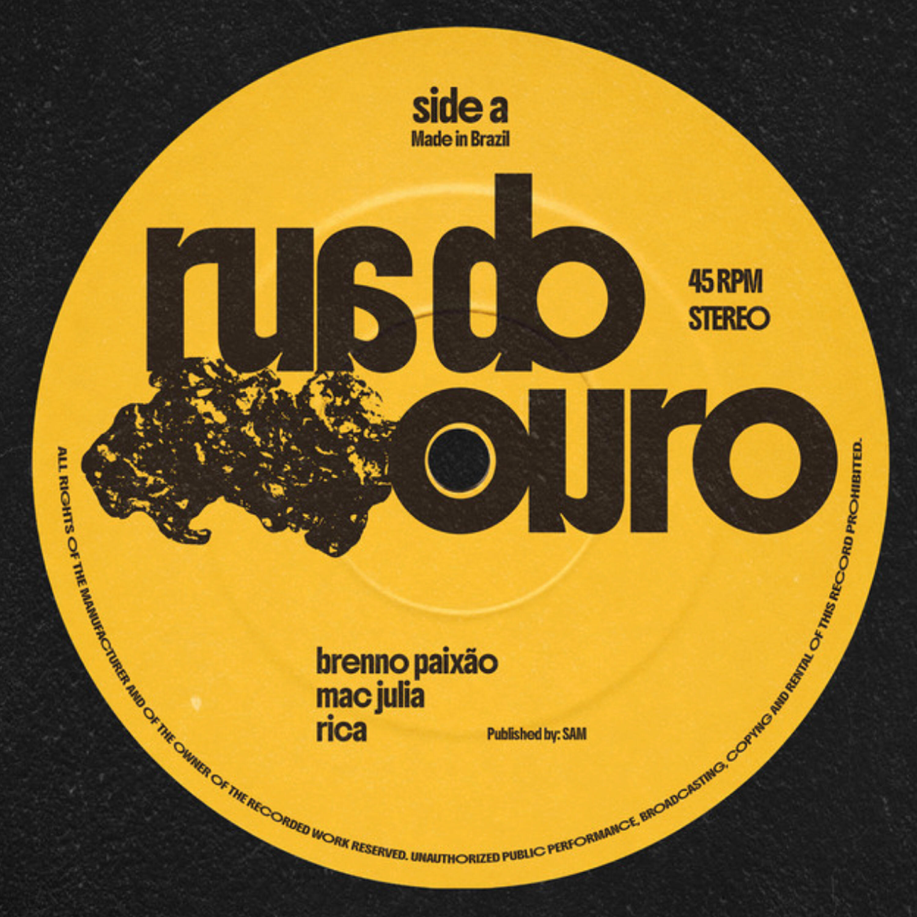 Релиз Rua do Ouro