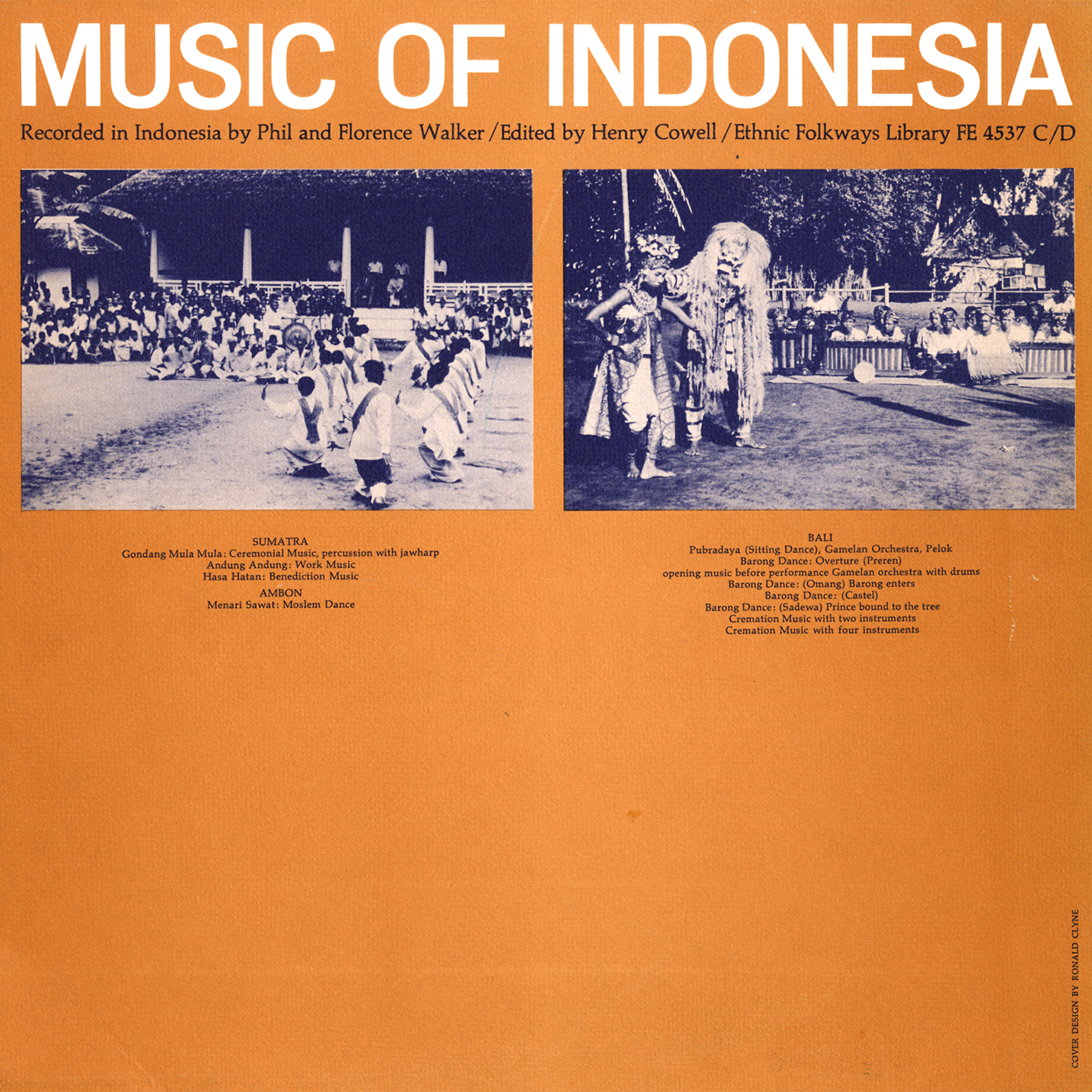 Релиз Music of Indonesia, Vol. 1 and Vol. 2