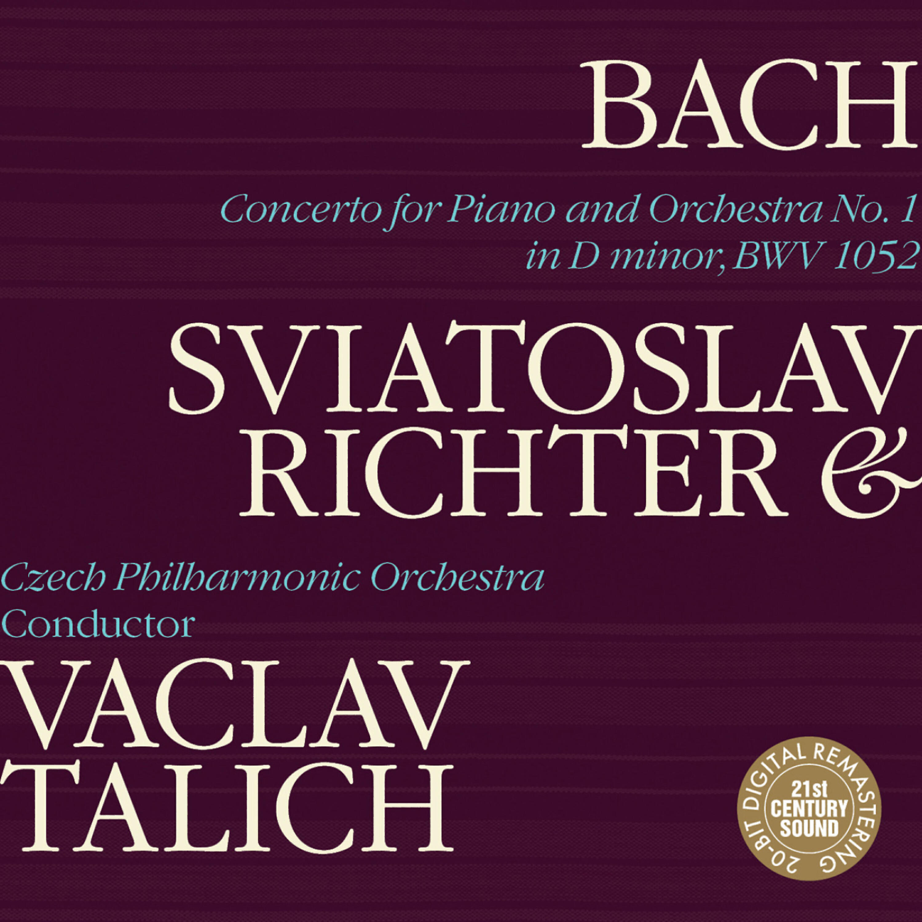Релиз Bach: Piano Concerto No. 1, BWV 1052