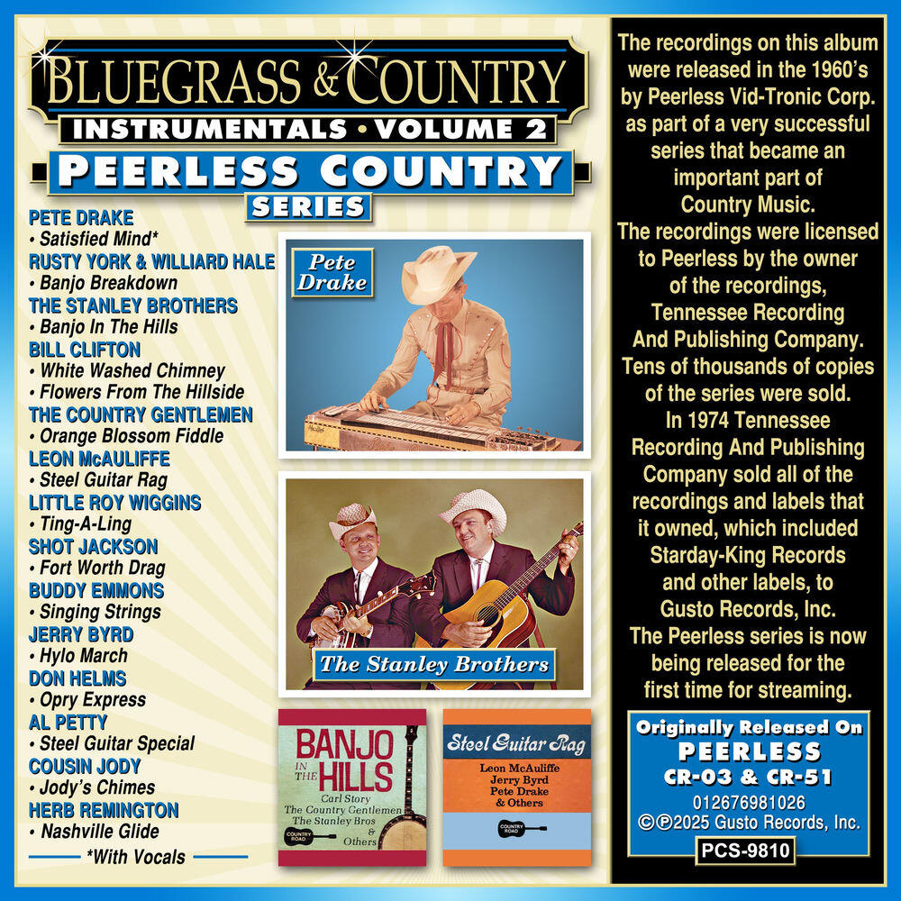 Релиз Bluegrass & Country Instrumentals, Volume 2