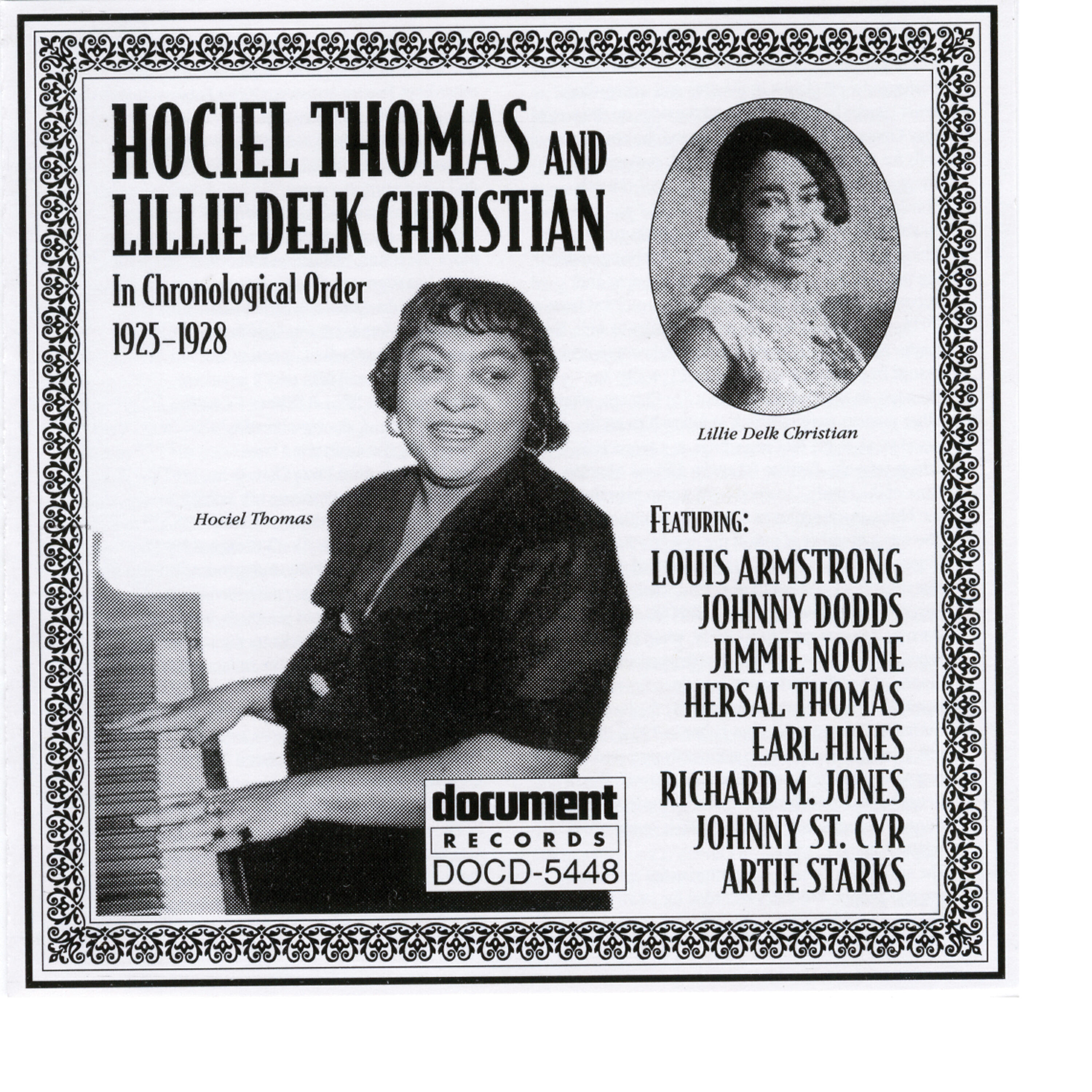 Релиз Hociel Thomas and Lillie Delk Christian (1925-1928)