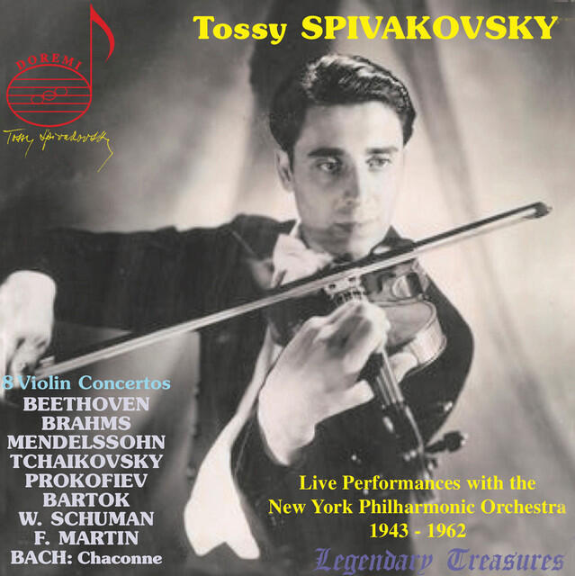 Релиз Tossy Spivakovsky Live: 8 Violin Concertos