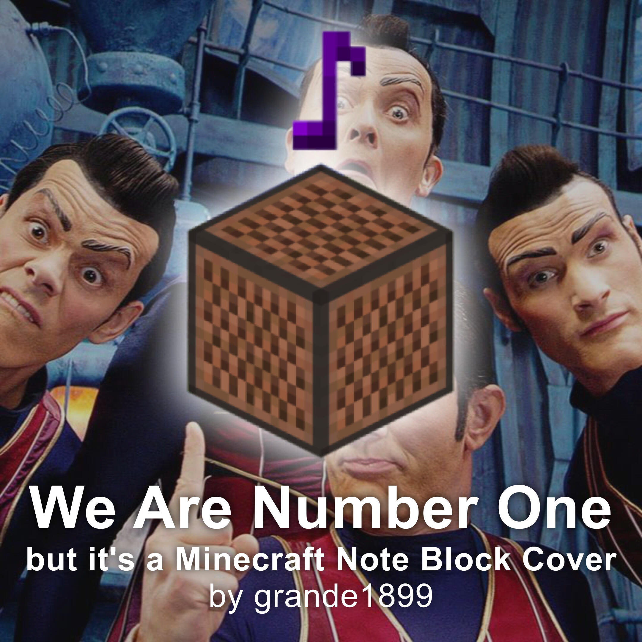 Релиз We Are Number One, but It's a Minecraft Note Block Cover