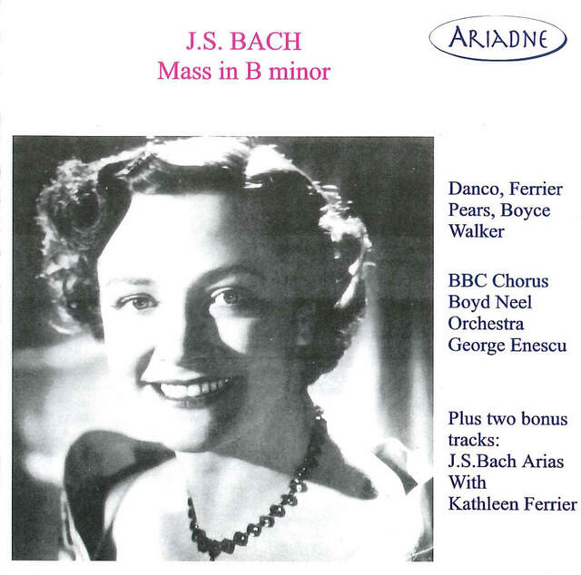 Релиз J.S. Bach: Mass in B Minor (Recordings 1946-1951)