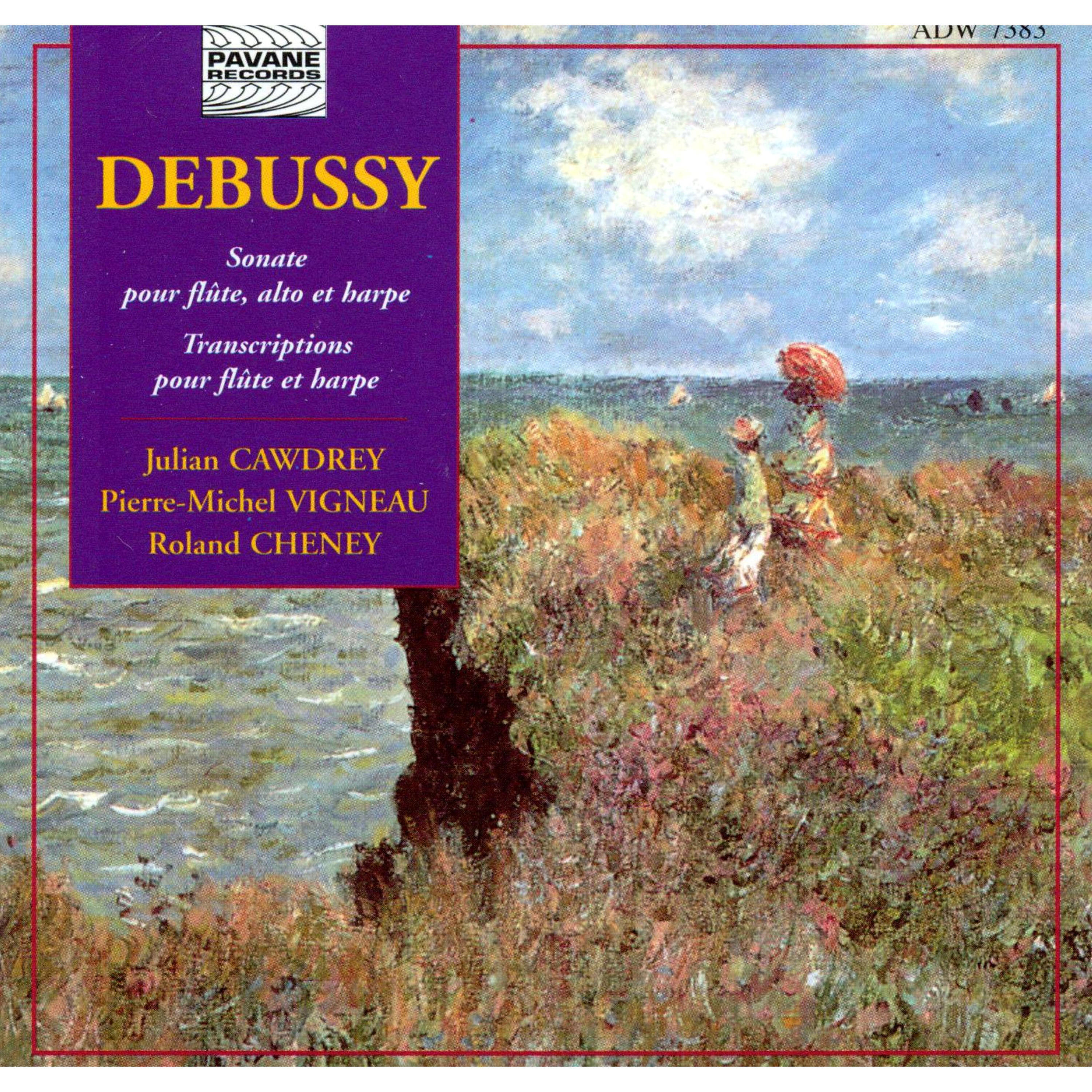 Релиз Debussy: Sonate pour flûte, alto et harpe & Transcriptions pour flûte et harpe