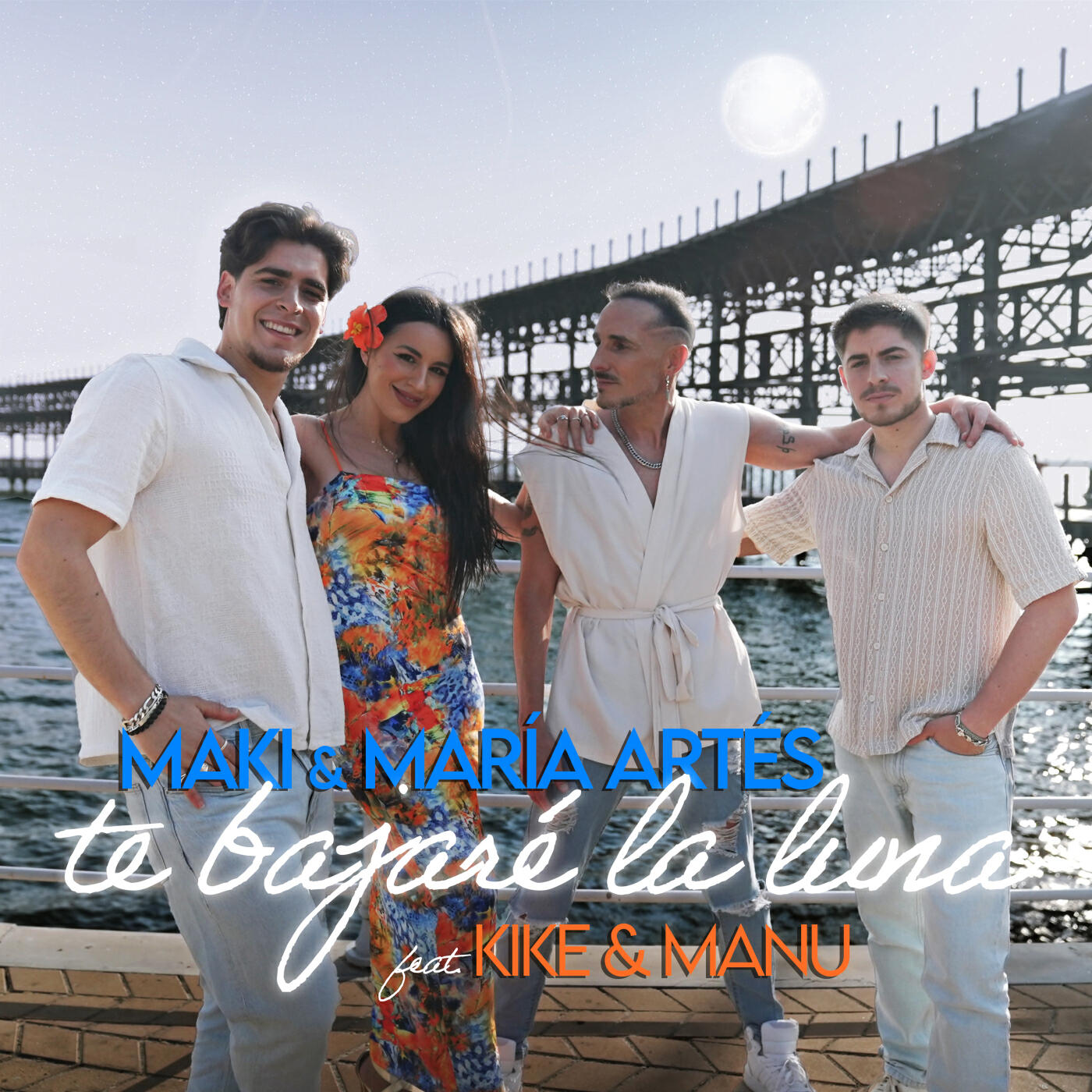 Релиз Te bajaré la luna (feat. Kike & Manu)