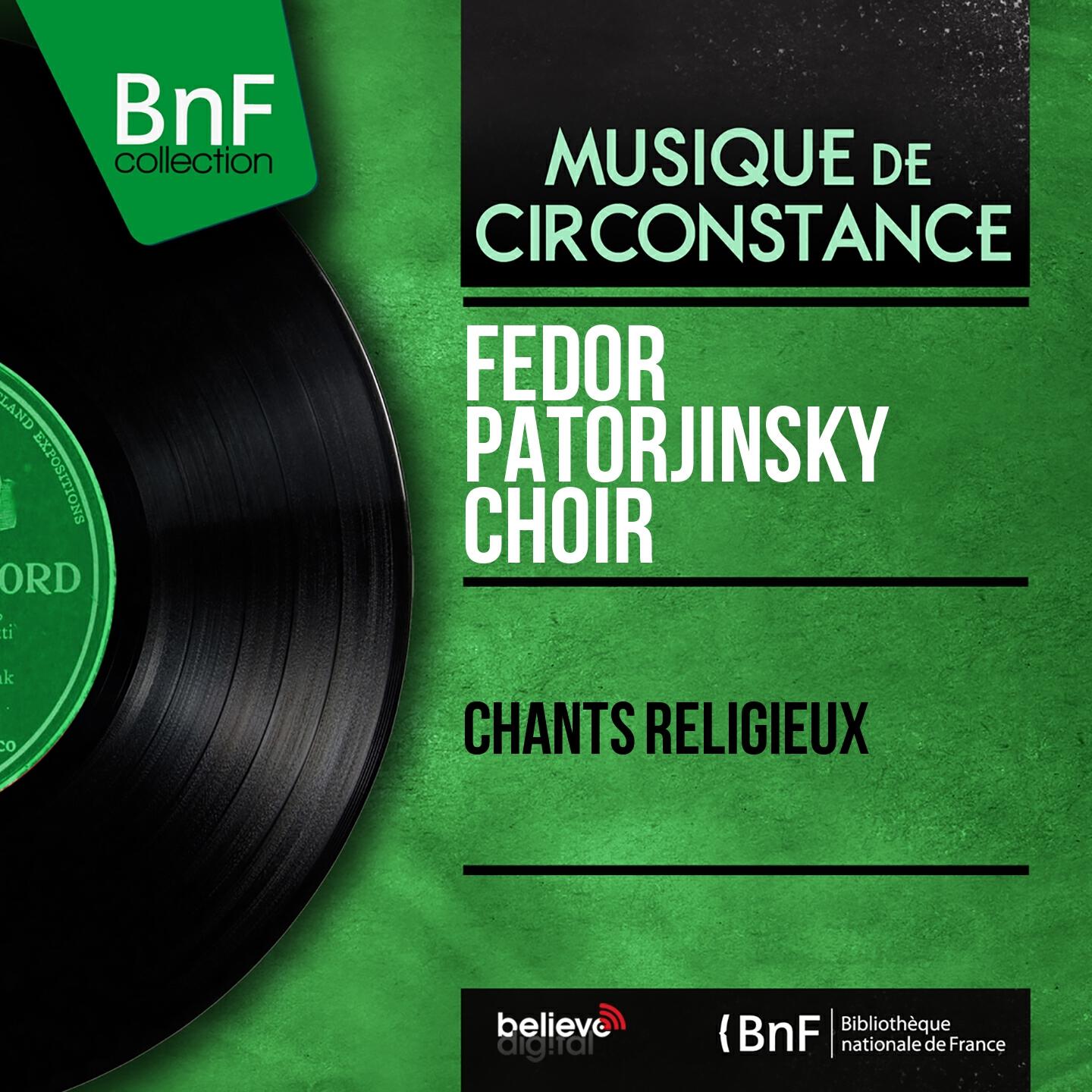 Релиз Chants religieux (Mono version)