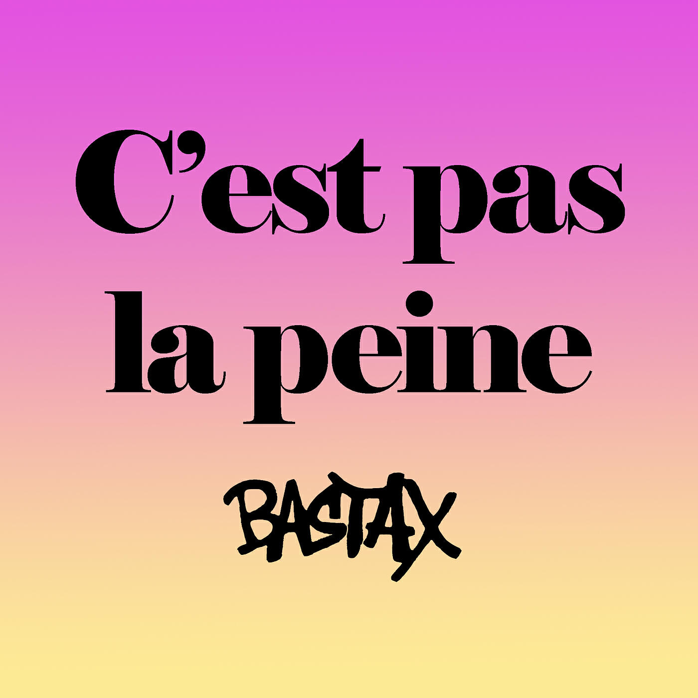Релиз C'est pas la peine