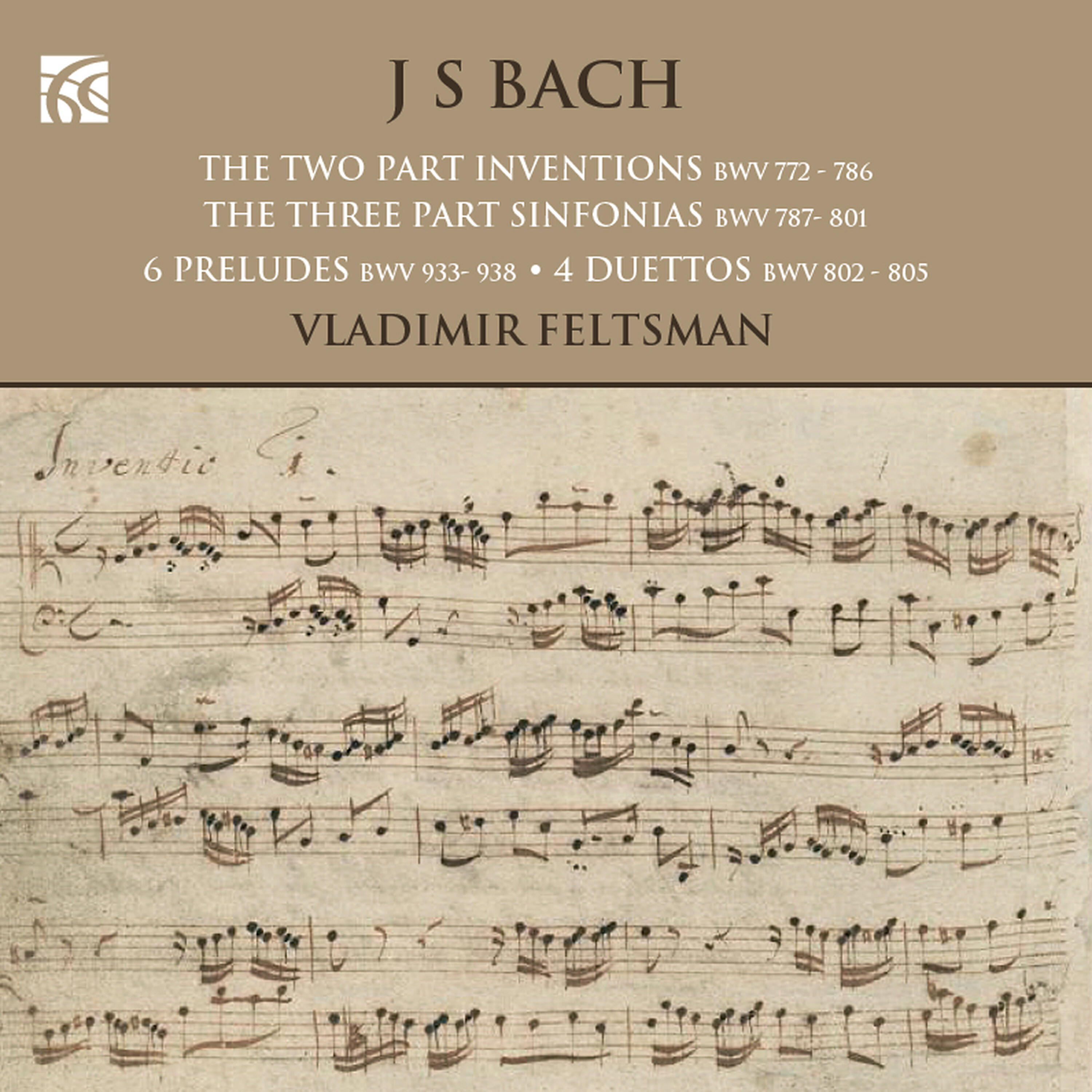 Релиз J.S. Bach: Works for Solo Piano
