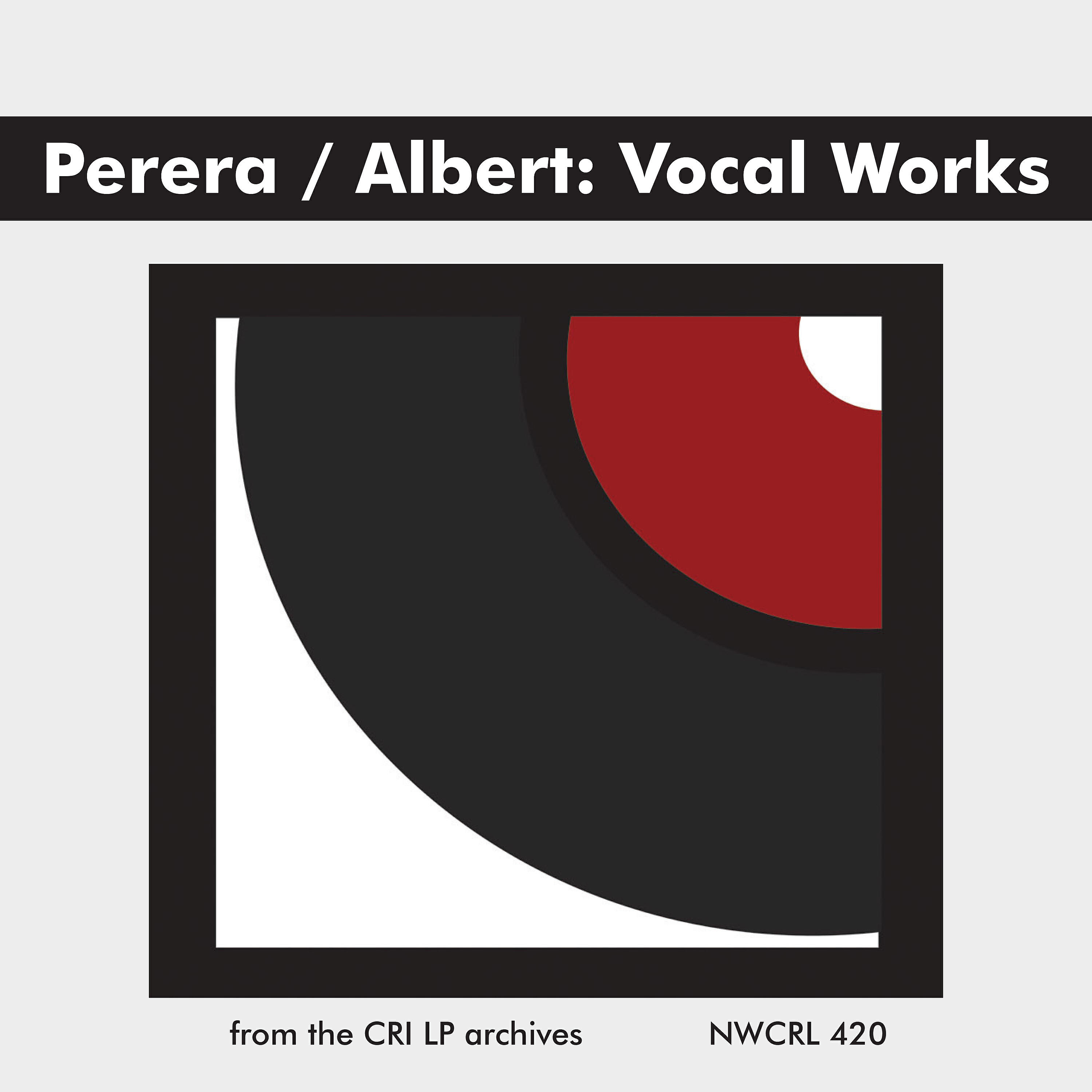Релиз Perera / Albert: Vocal Works