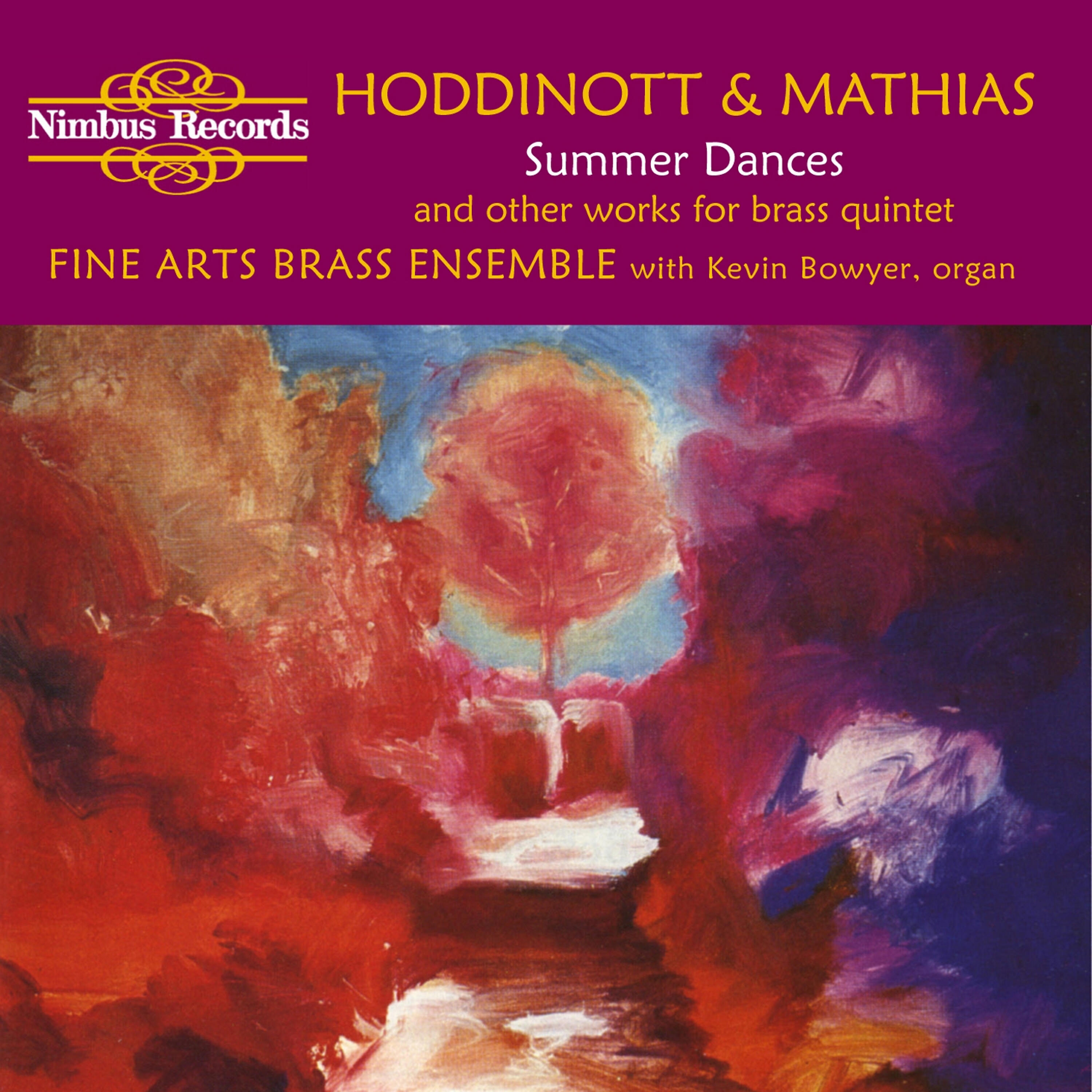 Релиз Hoddinott & Mathias: Summer Dances and Other Works for Brass Quintet