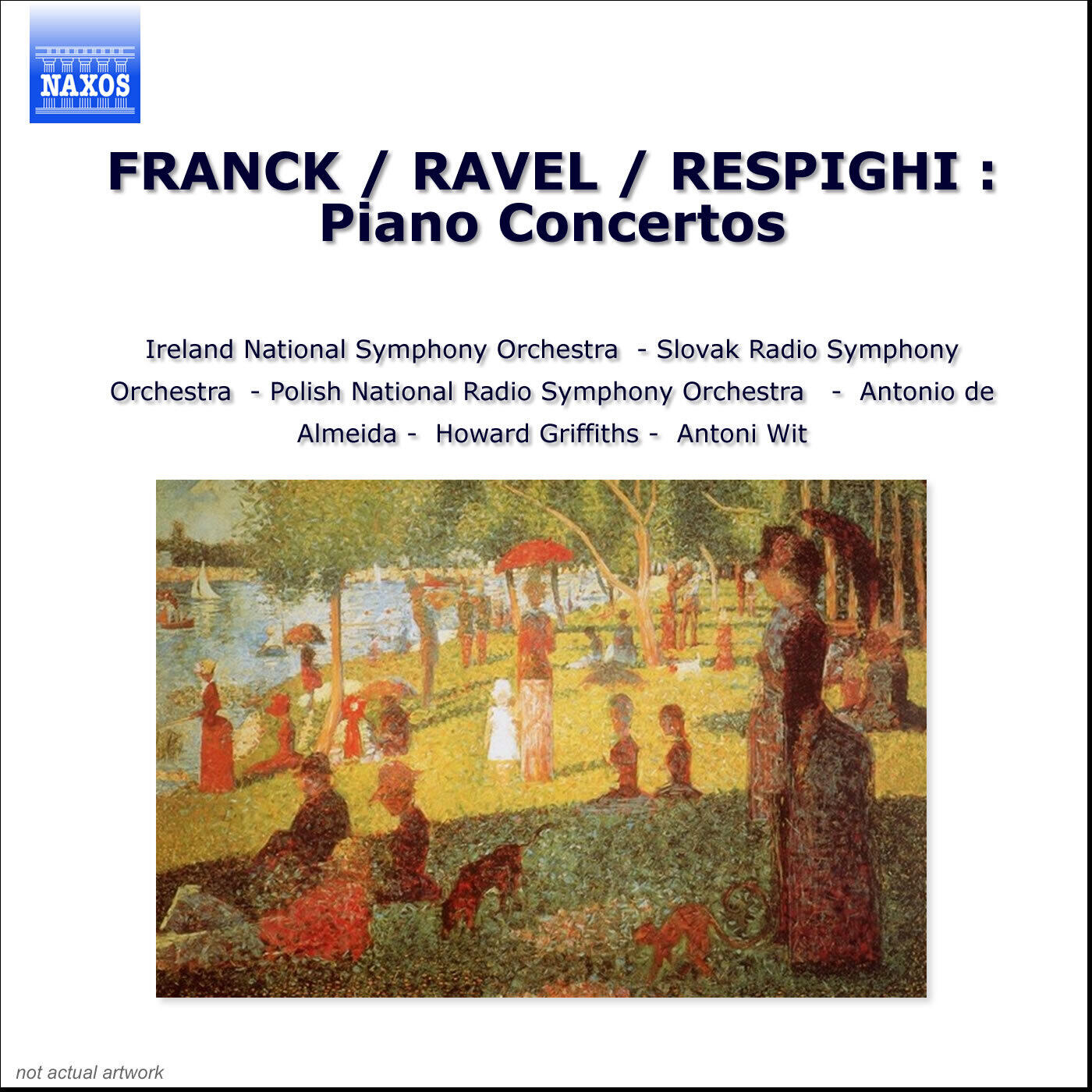 Релиз Franck / Ravel / Respighi : Piano Concertos