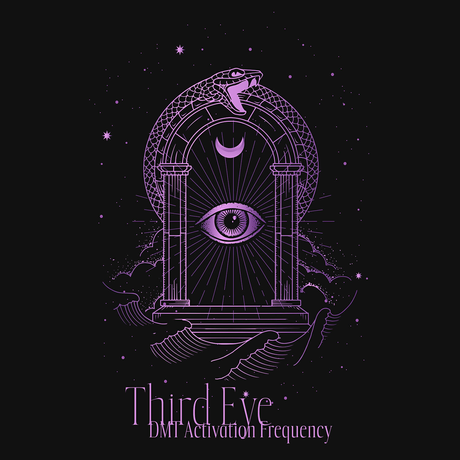 Постер альбома ThirdEye: DMT Activation Frequency, Yoga for Spiritual Enlightenment, Inner Deep Listening