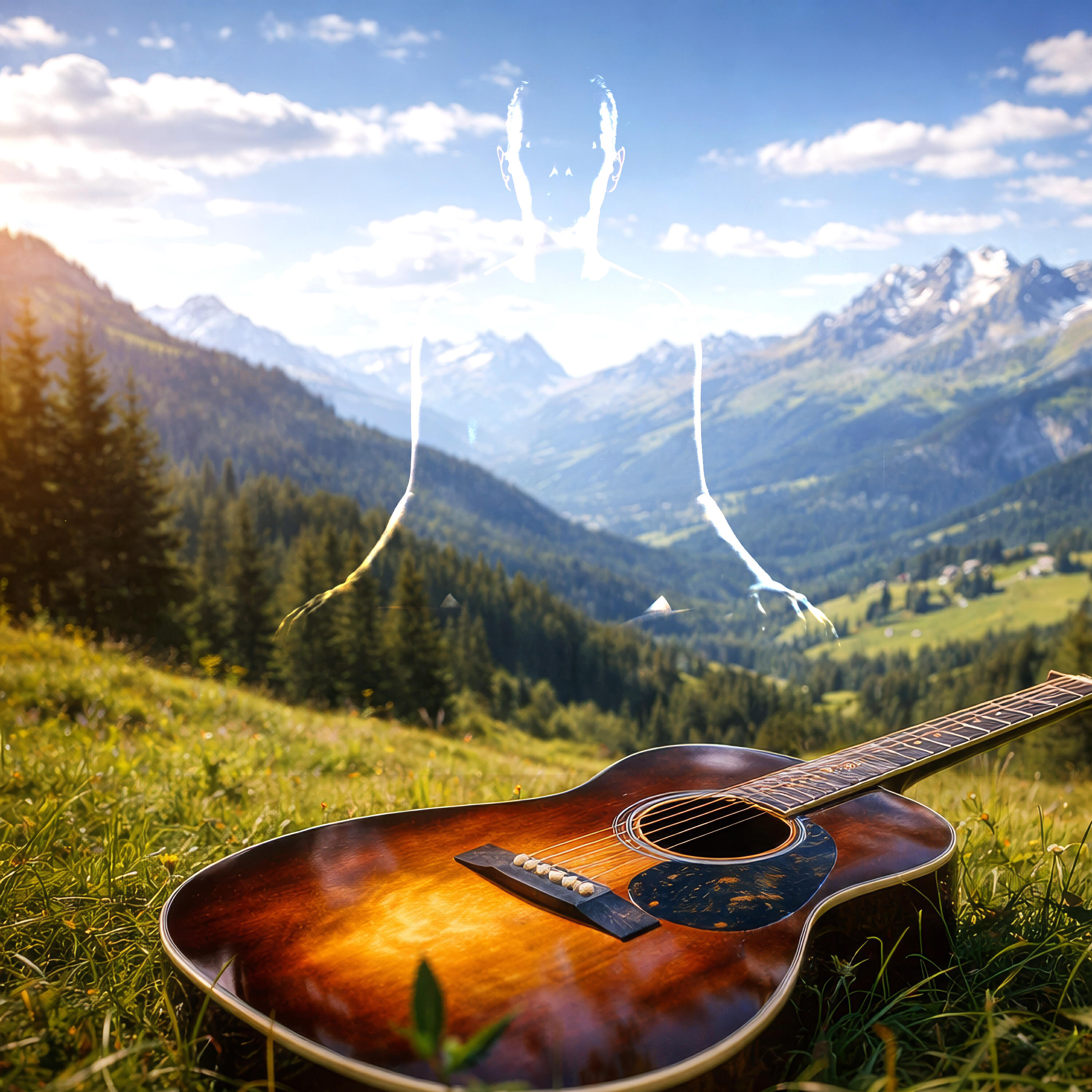 Peaceful Guitar Sky