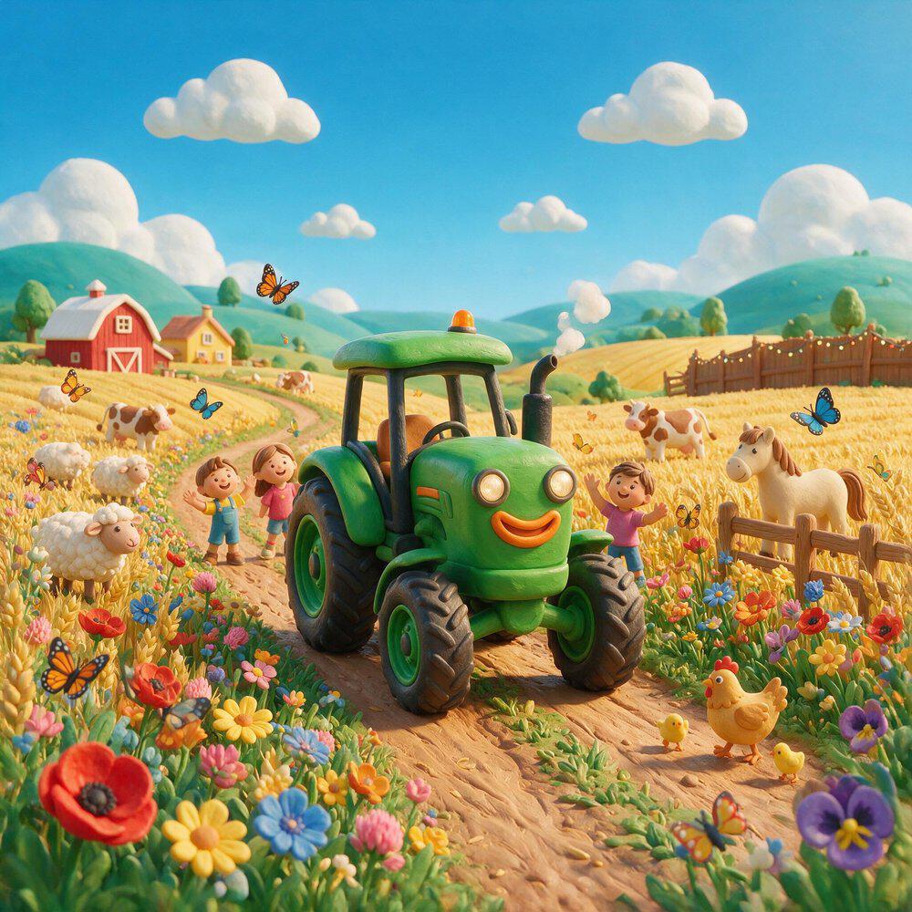 Релиз Trator no Campo - Música Infantil Sobre Transportes