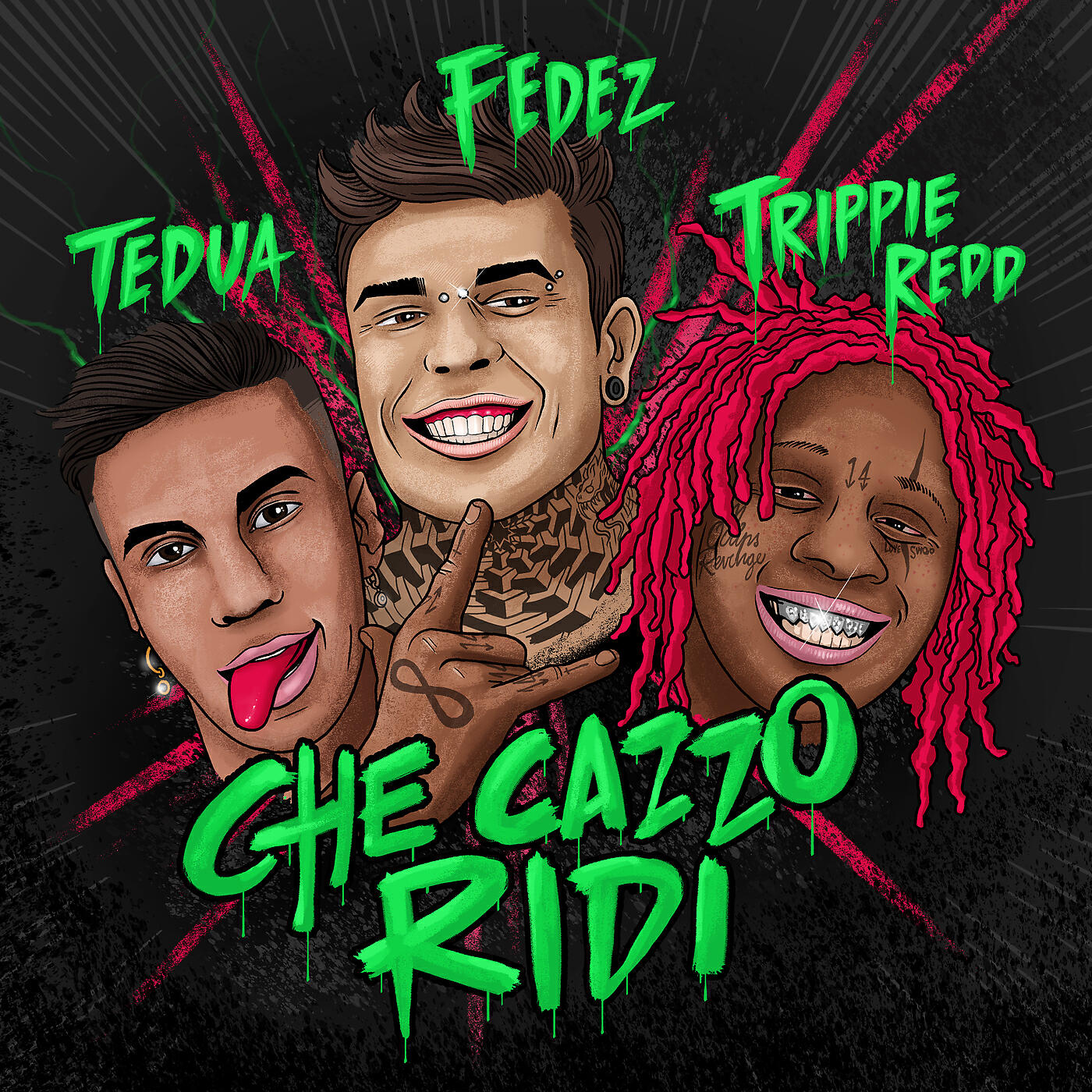 Релиз Che cazzo ridi (feat. Tedua & Trippie Redd)