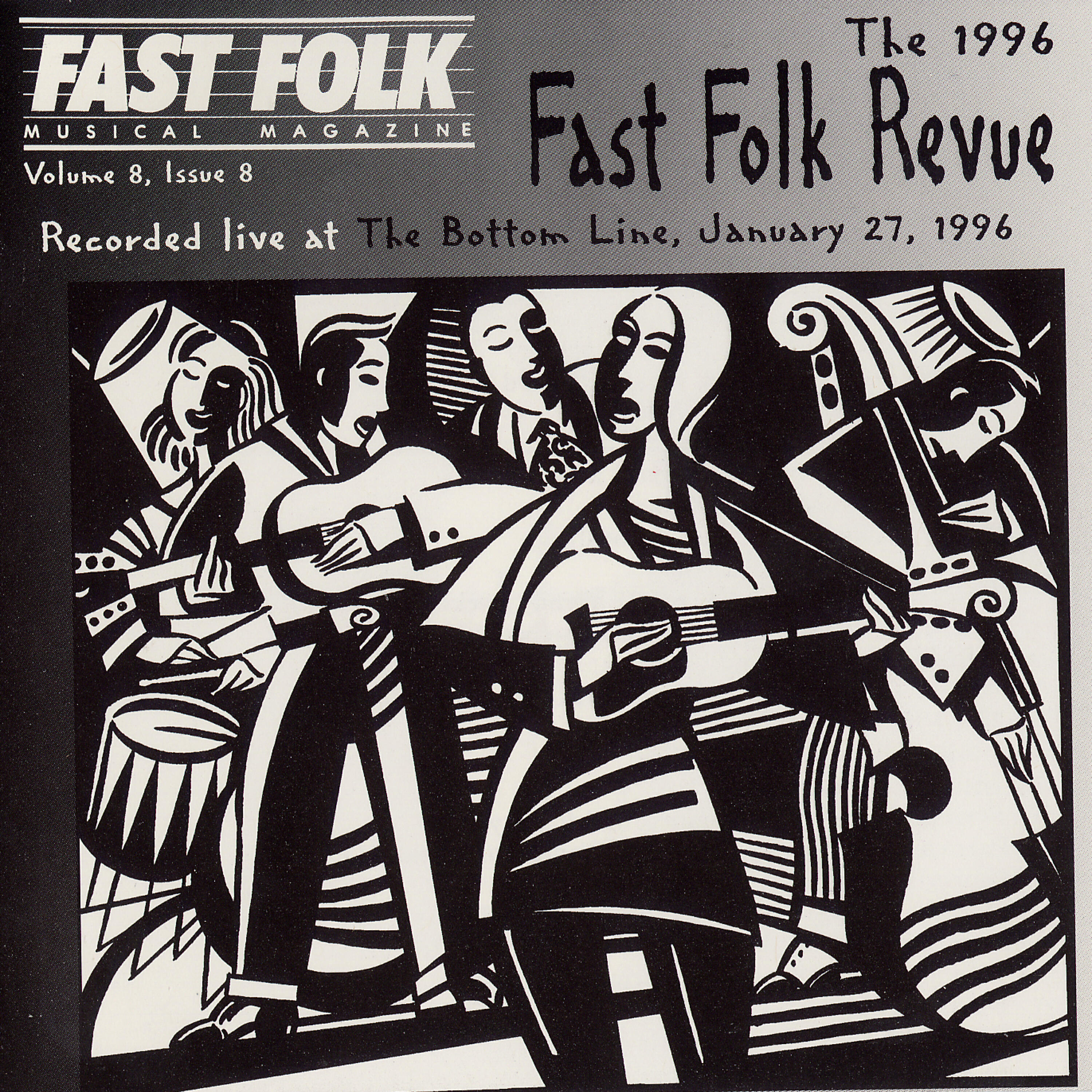 Релиз Fast Folk Musical Magazine (Vol. 8, No. 8) 1996 Fast Folk Revue-Live at the Bottom Line