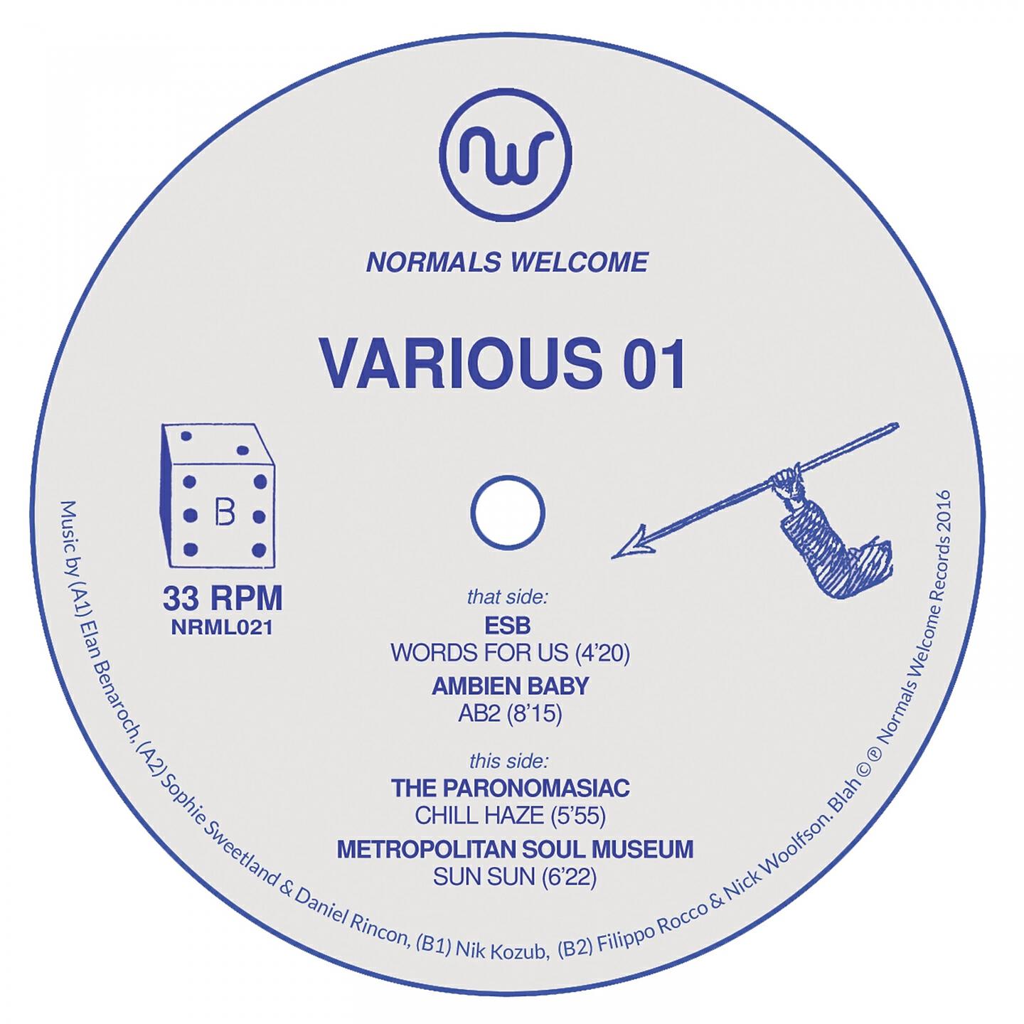 Релиз Normals Welcome: Various 01