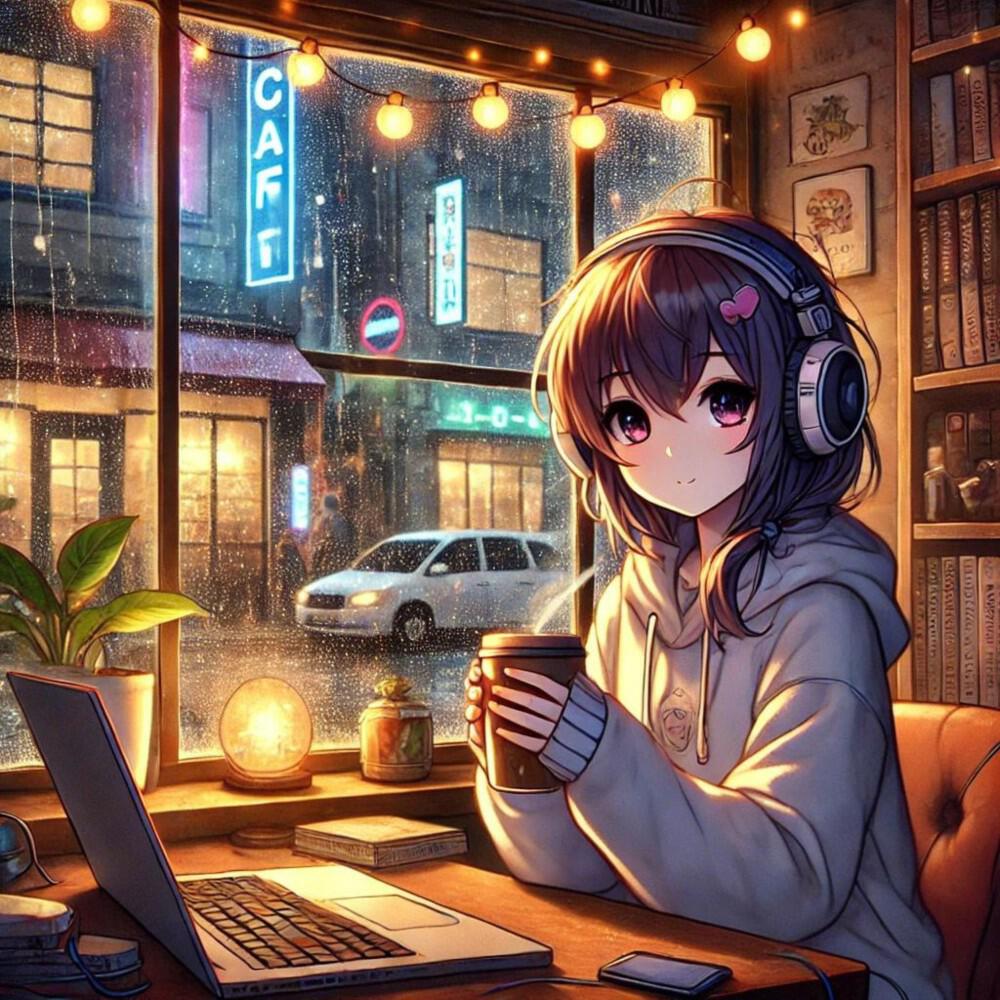 Релиз Rainy Tunes: Lo-Fi Café Collection