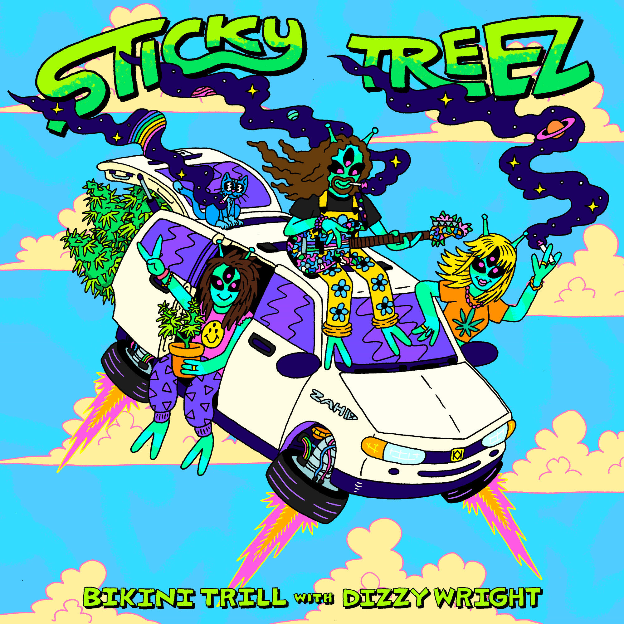 Релиз Sticky Treez (with Dizzy Wright)