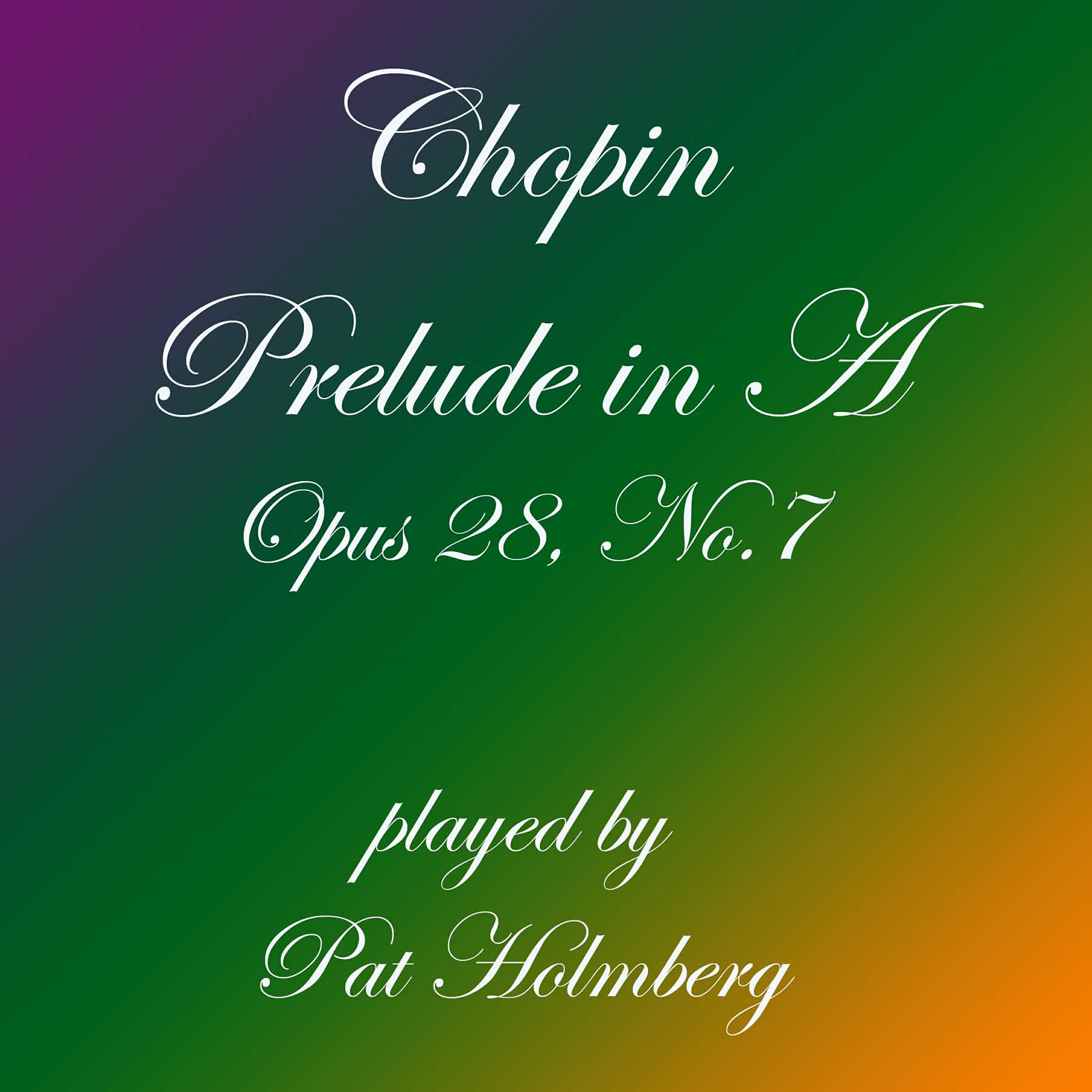 Релиз Prelude in a, Op. 28 No. 7