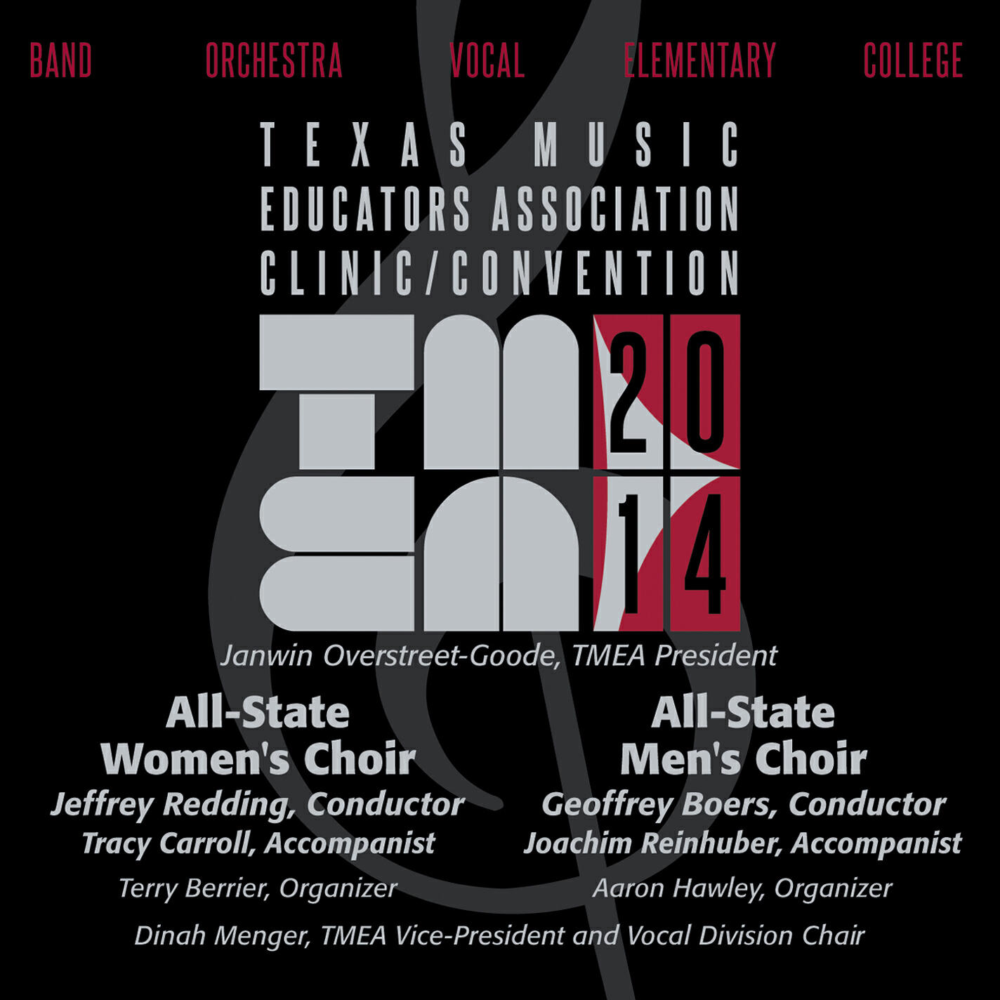 Релиз 2014 Texas Music Educators Association (TMEA): All-State Women's Choir & All-State Men's Choir [Live]