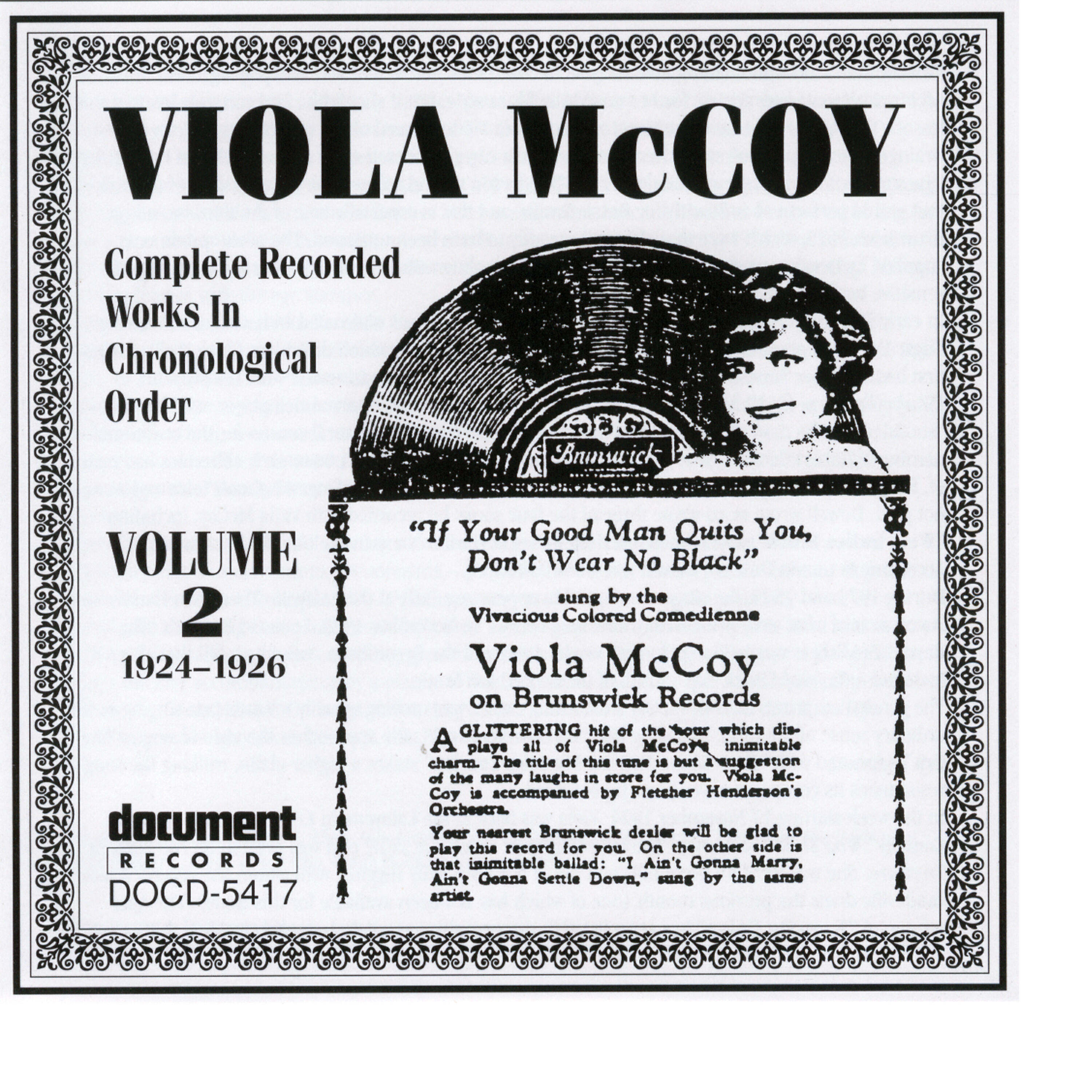Релиз Viola McCoy Vol. 2 (1924-1926)