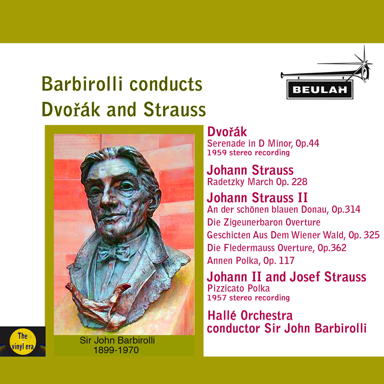 Релиз Barbirolli Conducts Dvořák and Strauss