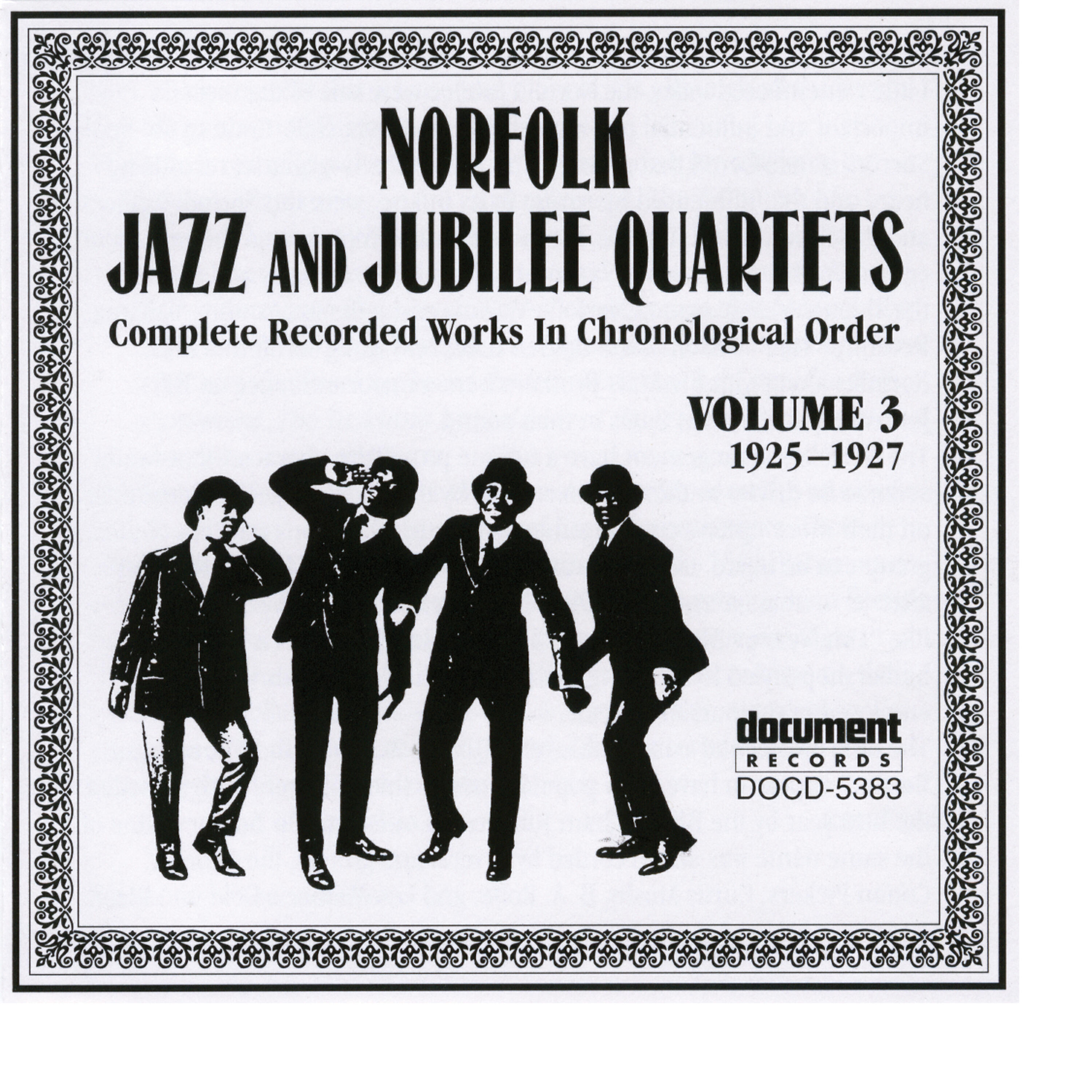 Релиз Norfolk Jazz And Jubilee Quartet Vol. 3 (1925-1927)