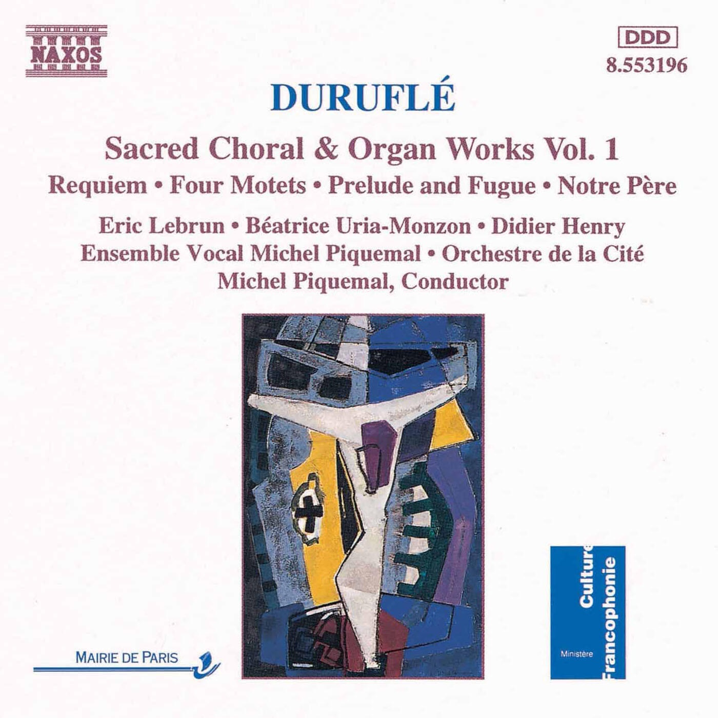 Релиз Durufle: Requiem / 4 Motets / Prelude and Fugue